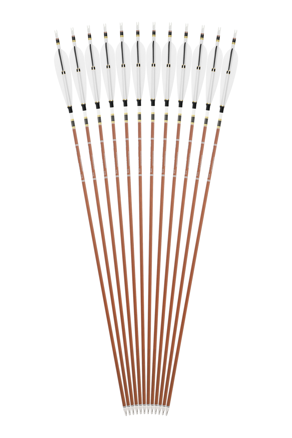 31" Sharrow Wood Grain ID6.2mm Pure Carbon Arrow-Lokearchery