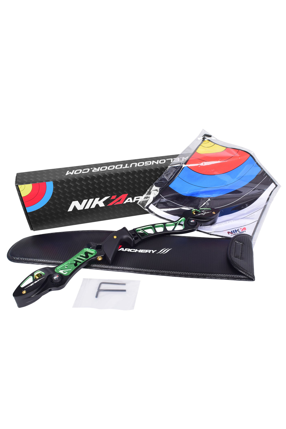 Nika ET-15A Stellar 25inch ILF CNC Recurve Bow Riser-Lokearchery