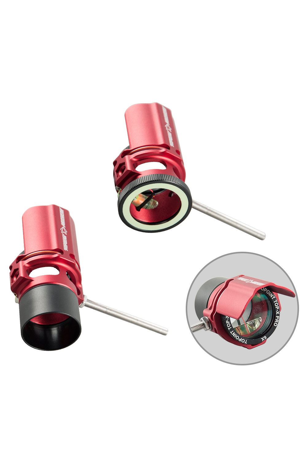 Topoint TP8750 0.019" CNC Compound Bow Sight 2X 4X 6X 8X