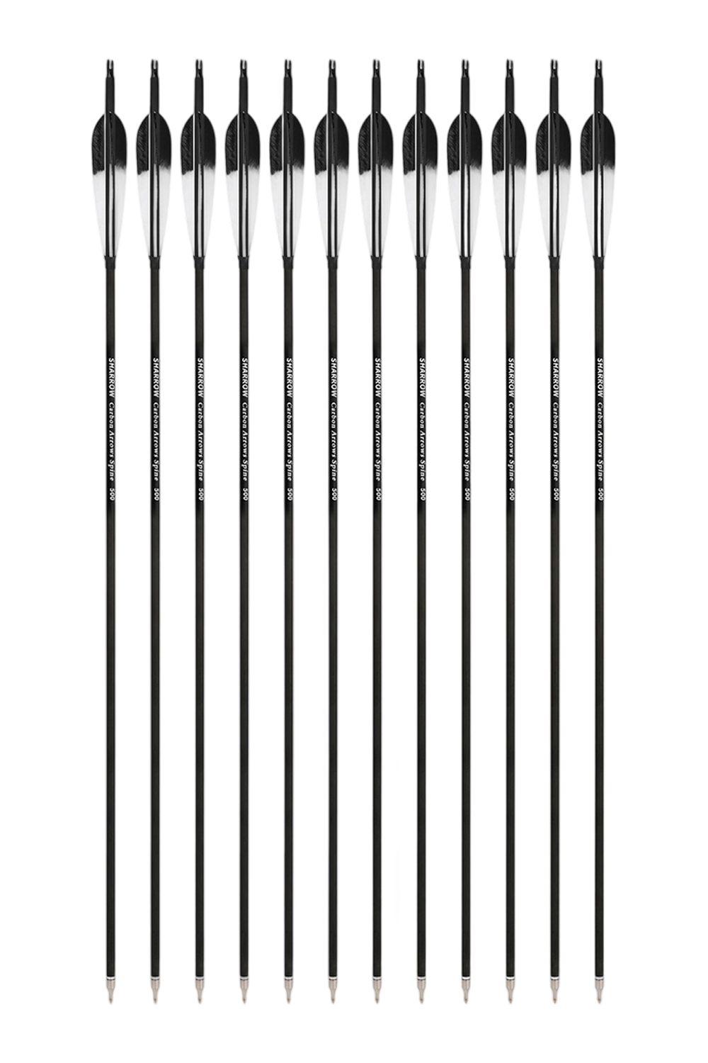 Sharrow 31 inch 500 Spine Archery Hunting Carbon Arrows
