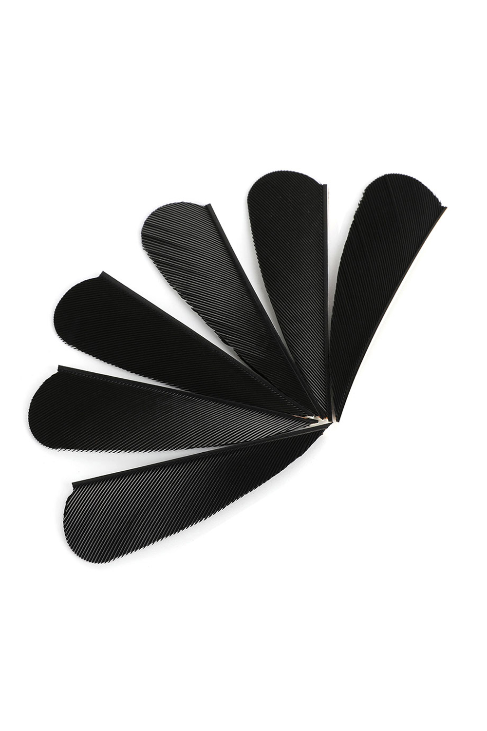 2 Inch Heart Shape Real Feather Archery Fletching-50Pcs