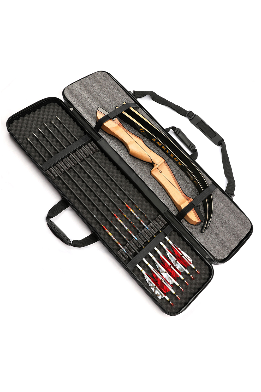 Lokearchery Hard 95cm Multifunctional Takedown Recurve Bow Case