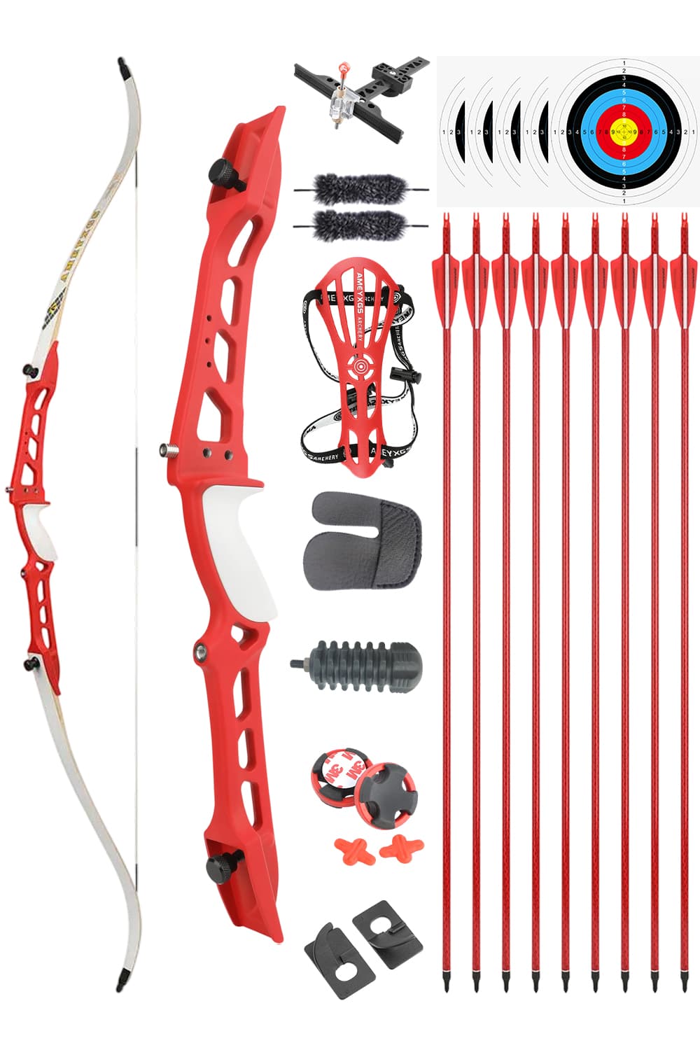 Ameyxgs 66" 68" 70" Archery Competition Recurve Bow Set-Lokearchery