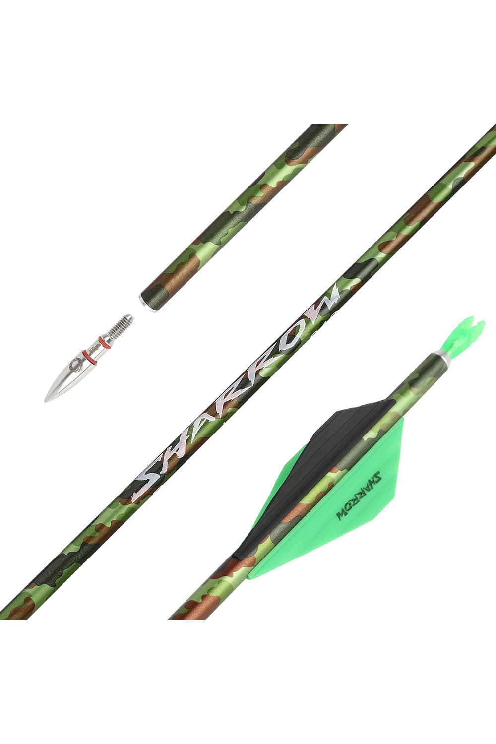 31 inch Pure Carbon Arrow ID 6.2mm Archery Hunting Arrow-Lokearchery