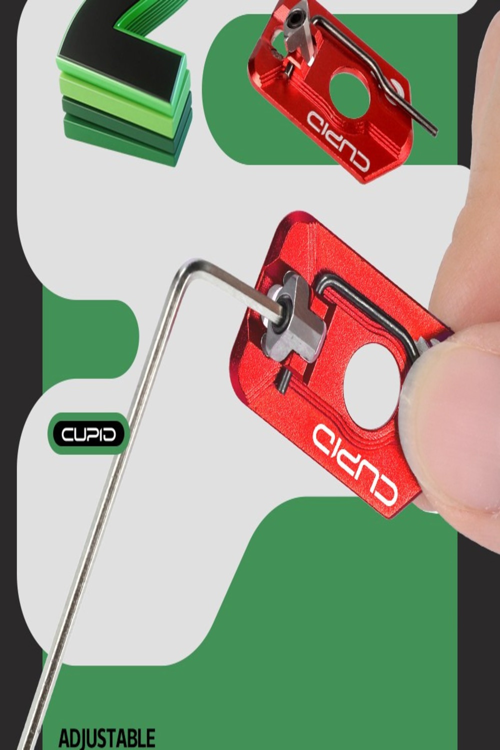 Recurve Bow Arrow Rest Lightweight Magnetic Self-Adhesive