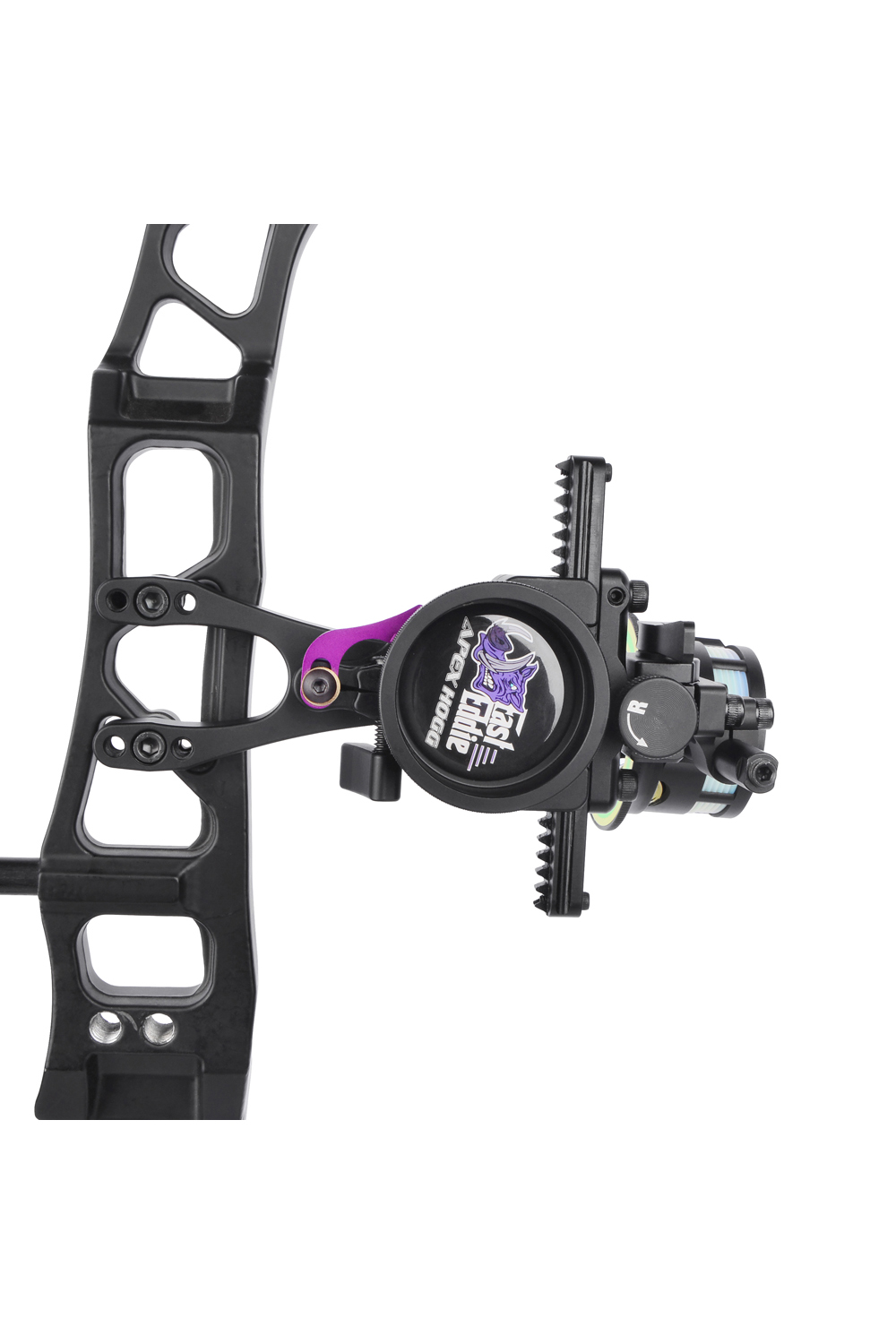 HOGG Aluminum .019" Fiber Micro Adjust Double Pin Sight