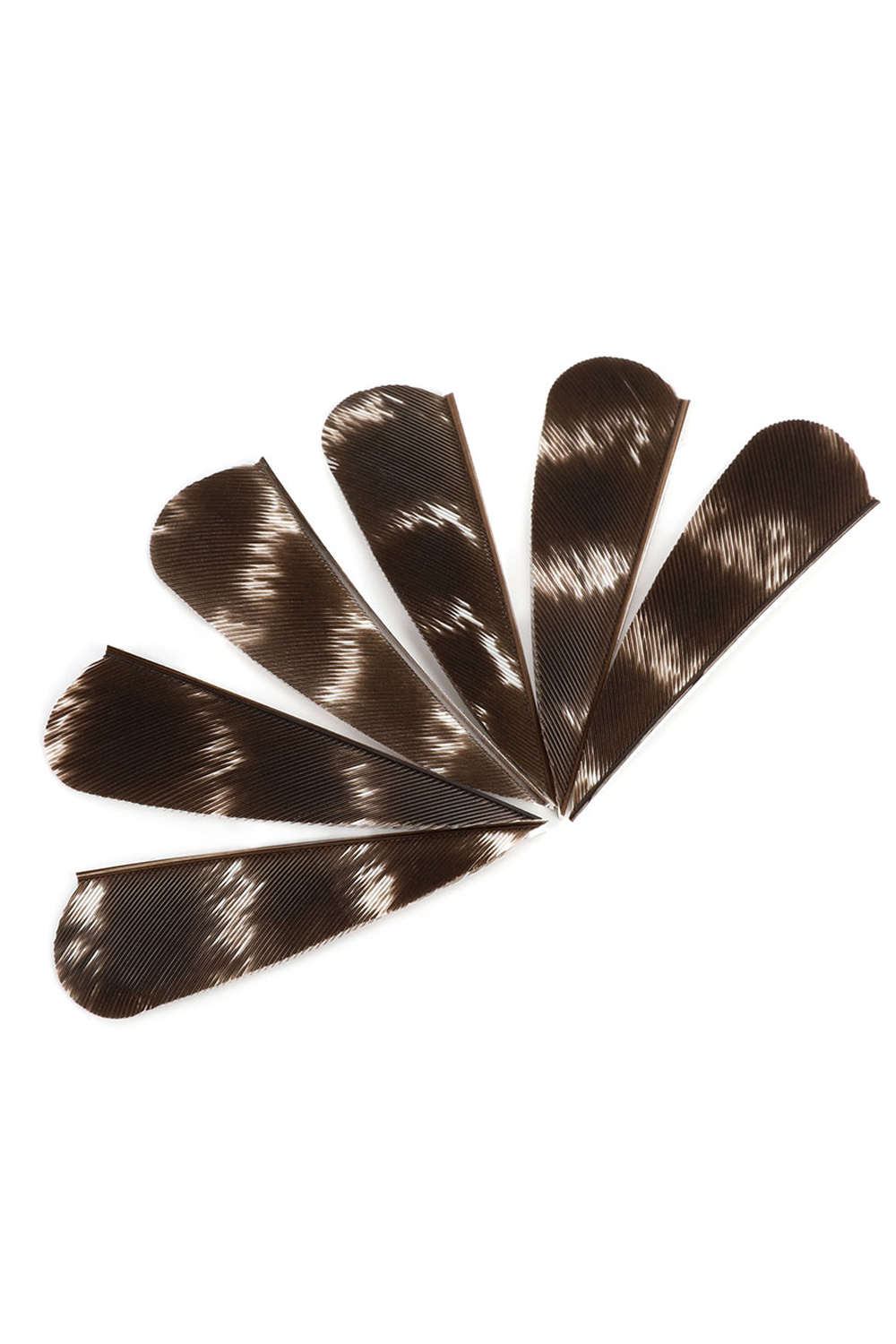 2 Inch Heart Shape Real Feather Archery Fletching-50Pcs