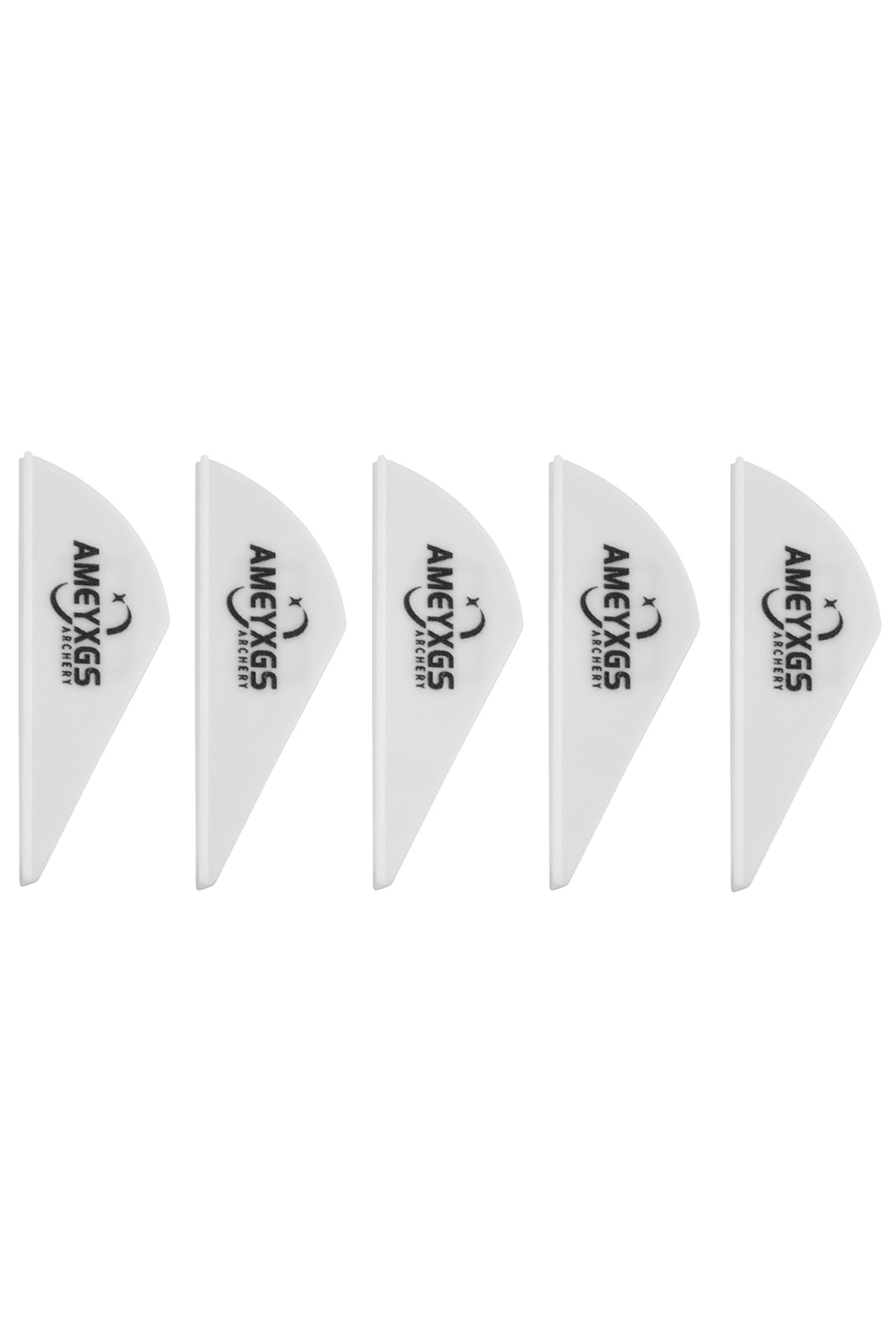 100Pcs 2" Solid Color Rubber Archery Feathers-Lokearchery