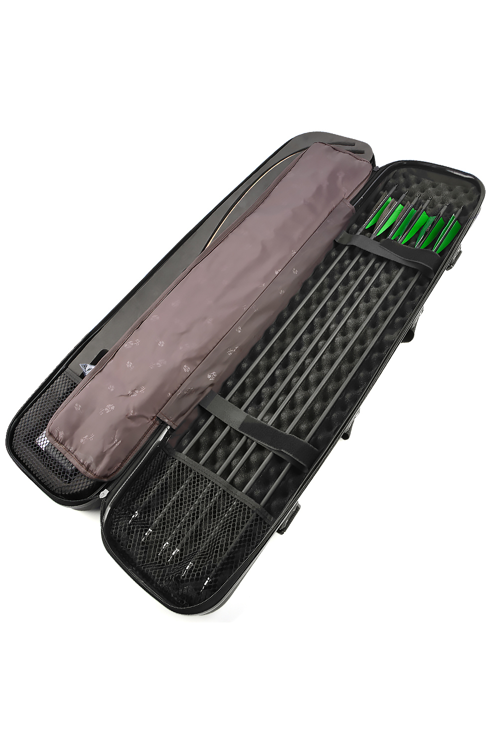 Black Hunter 60" 20-60Lbs RH LH Hunting Recurve Bow Set-Lokearchery