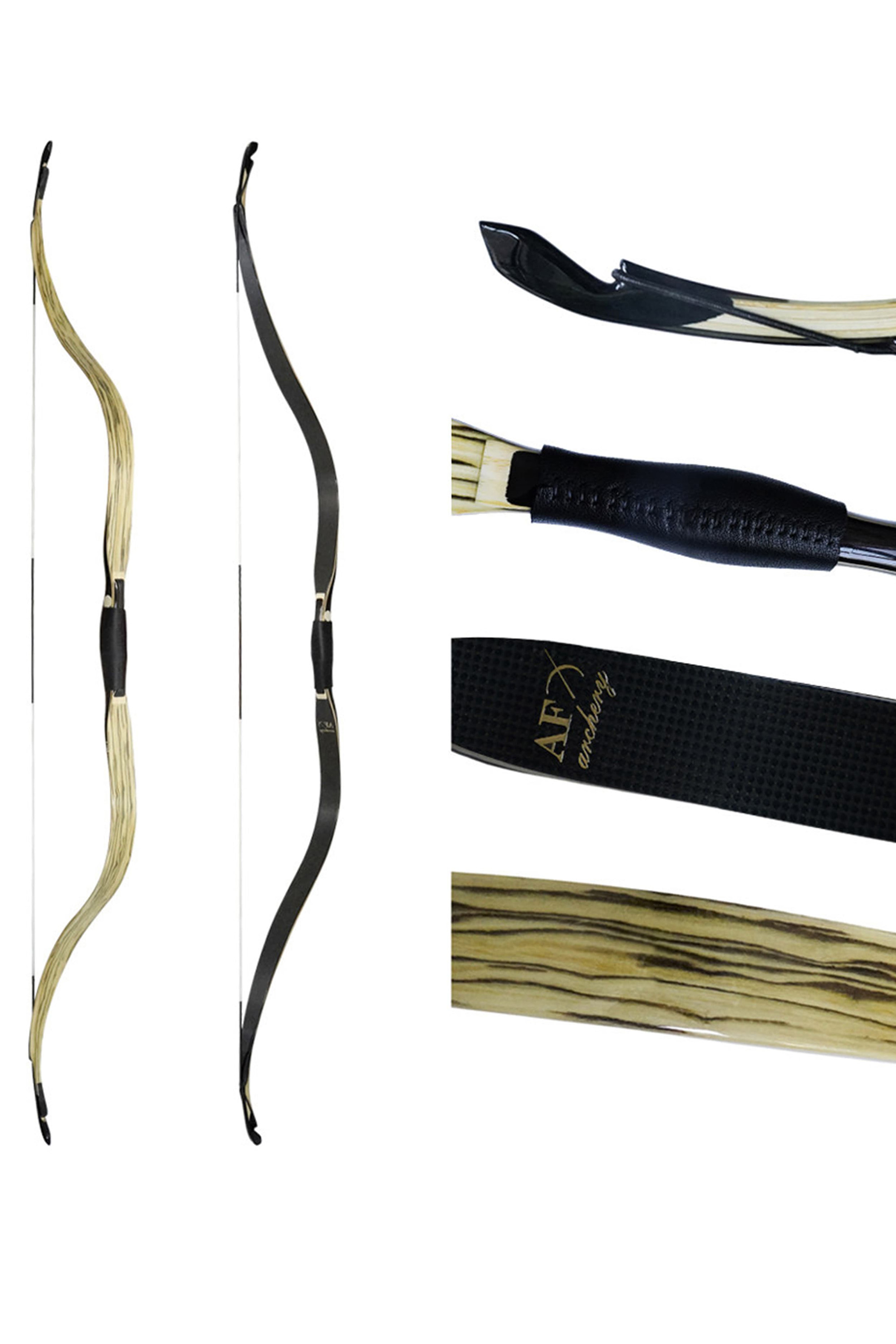 AF Archery Recurve Bow Traditional Bow 20-50lbs Shooting Target