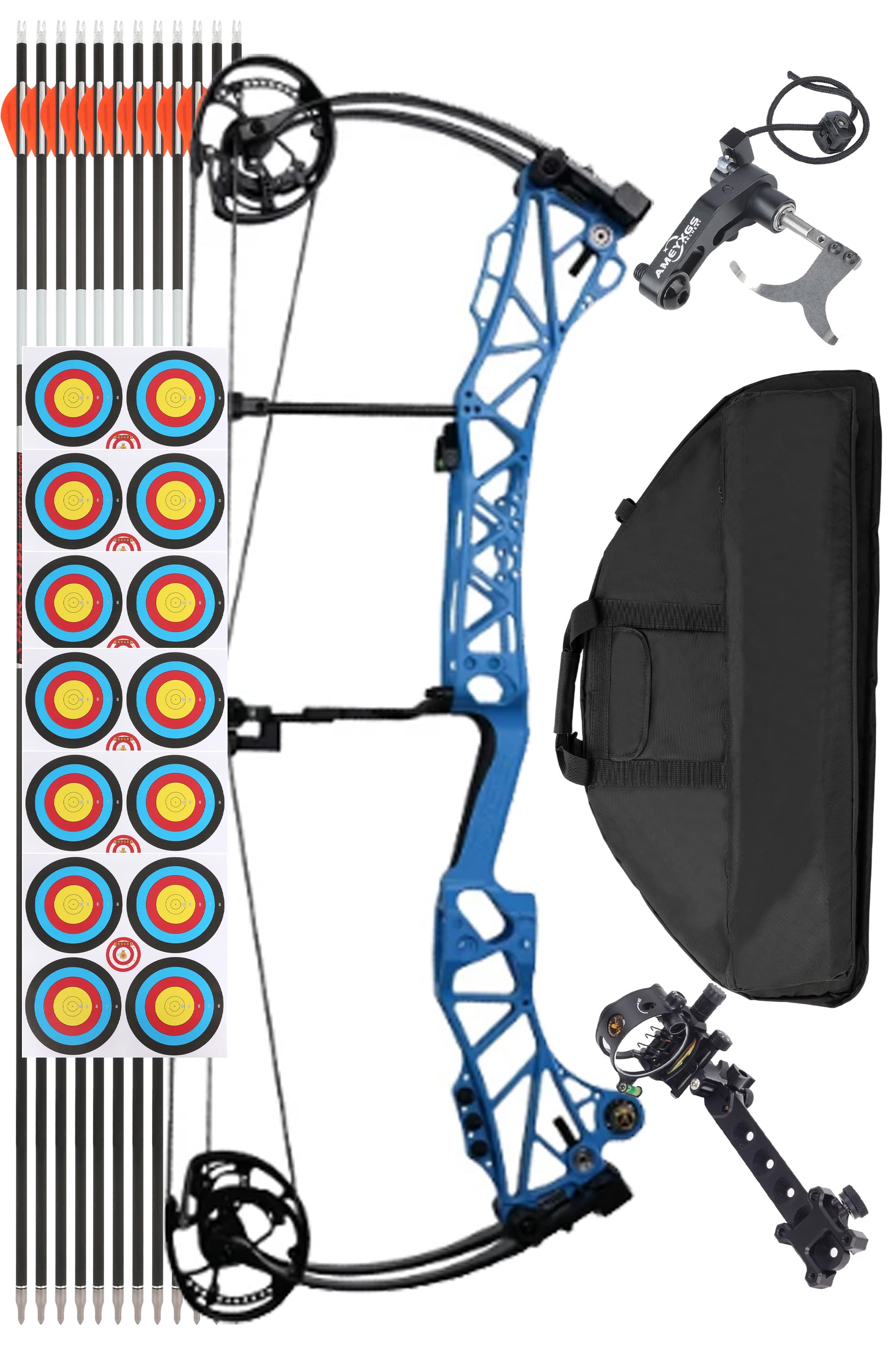 AGS 45-75Lbs Hunting Compound Bow Set Shooting Archery Hunting