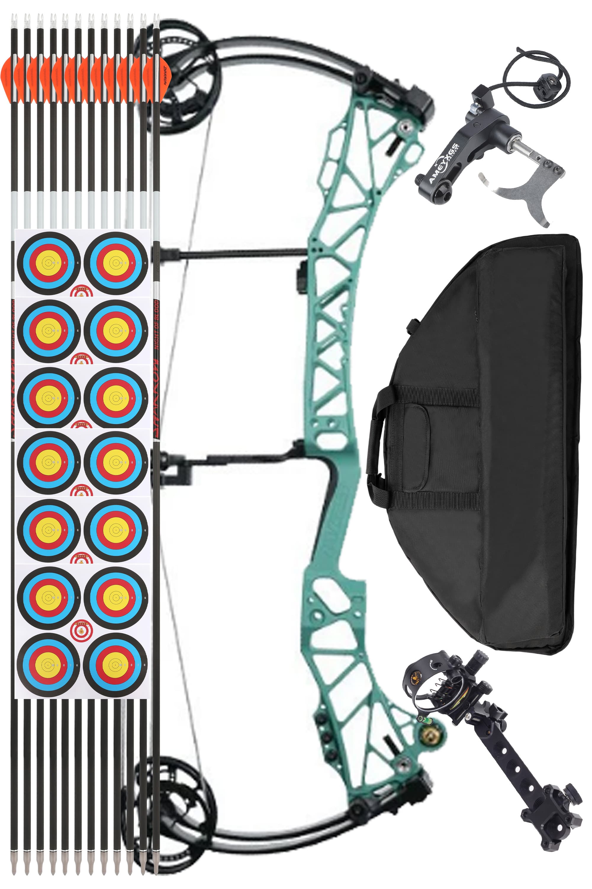 AGS 45-75Lbs Hunting Compound Bow Set Shooting Archery Hunting