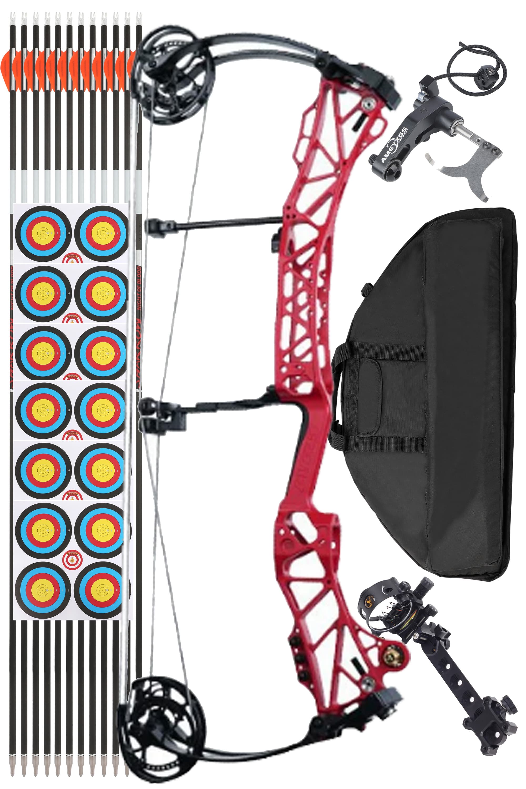 AGS 45-75Lbs Hunting Compound Bow Set Shooting Archery Hunting