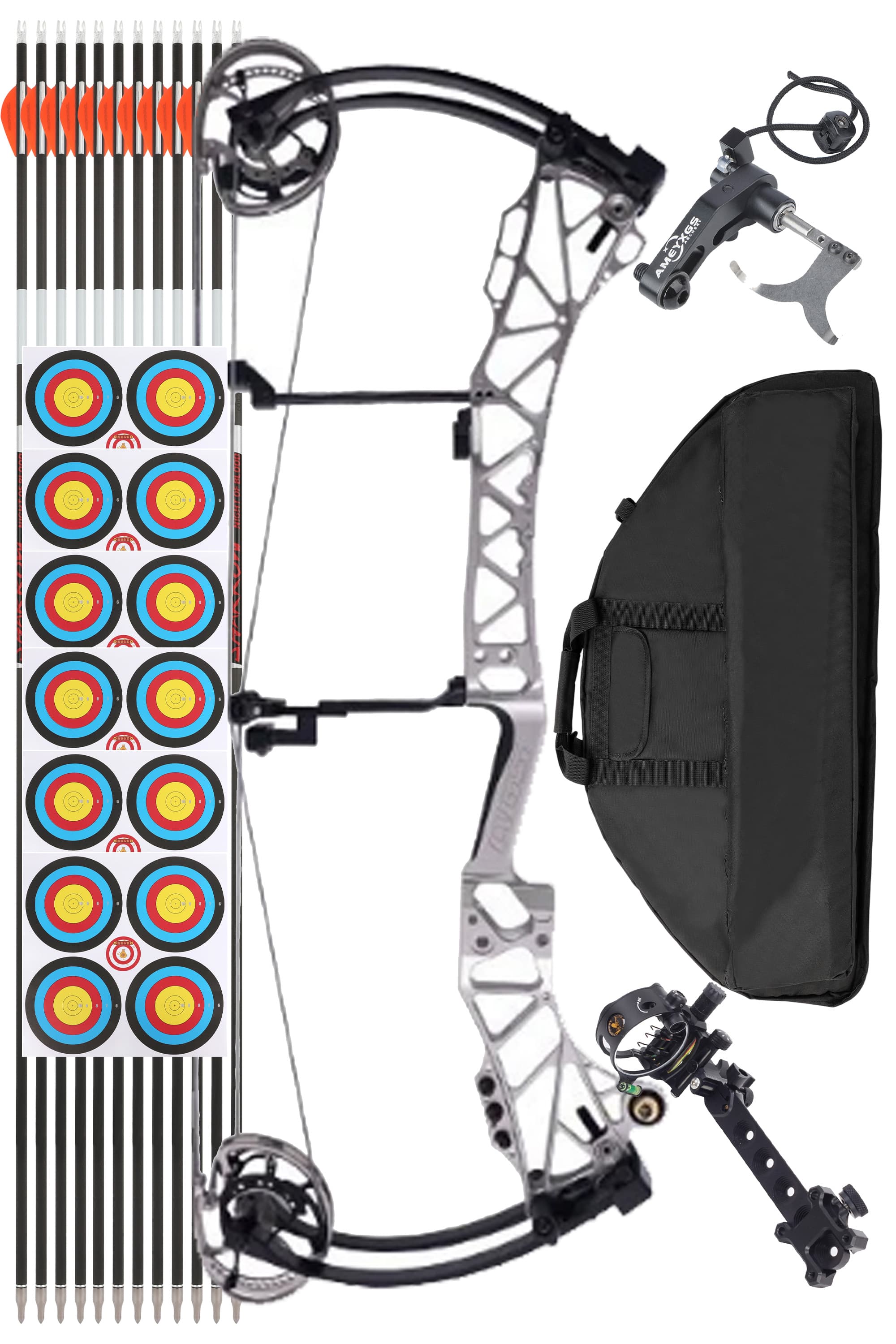 AGS 45-75Lbs Hunting Compound Bow Set Shooting Archery Hunting