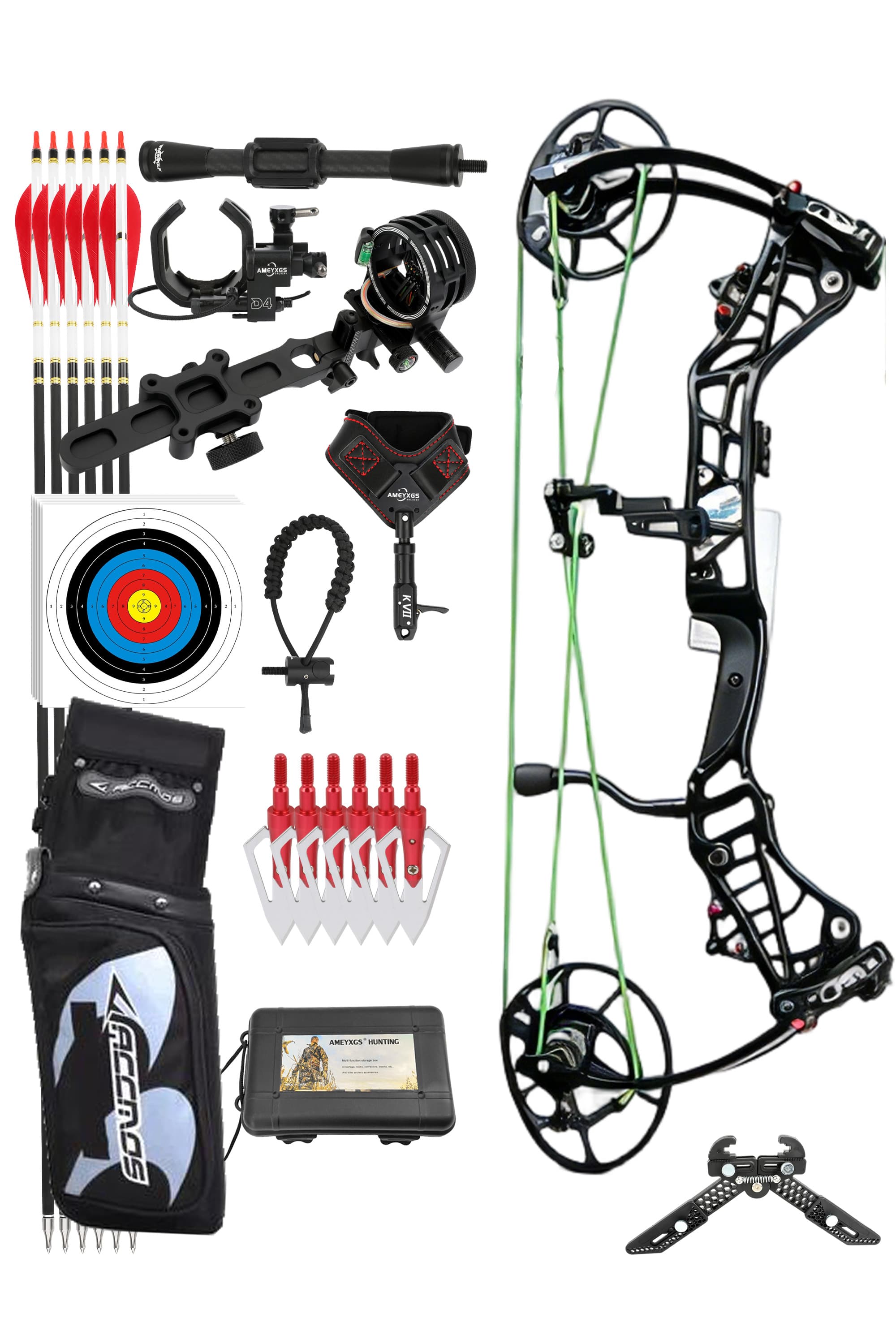AGS 45-75lbs Compound Bow Hunting Archery Shooting