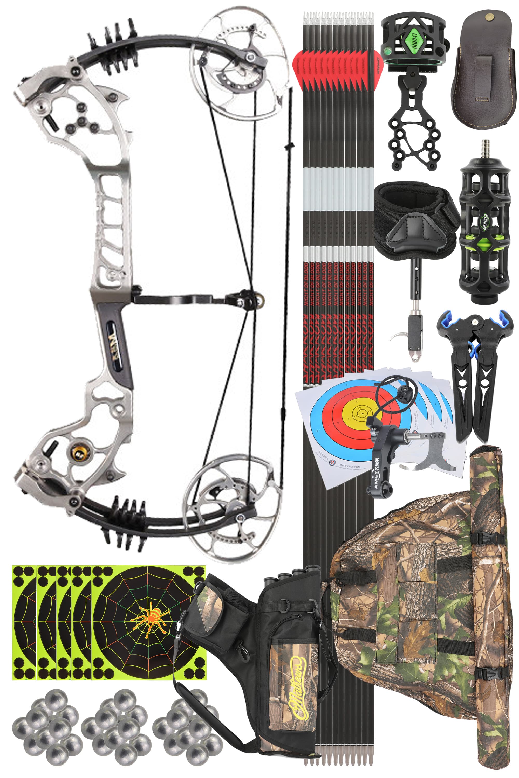 AGS Compound Bow 0-70Lbs Archery Hunting Shooting