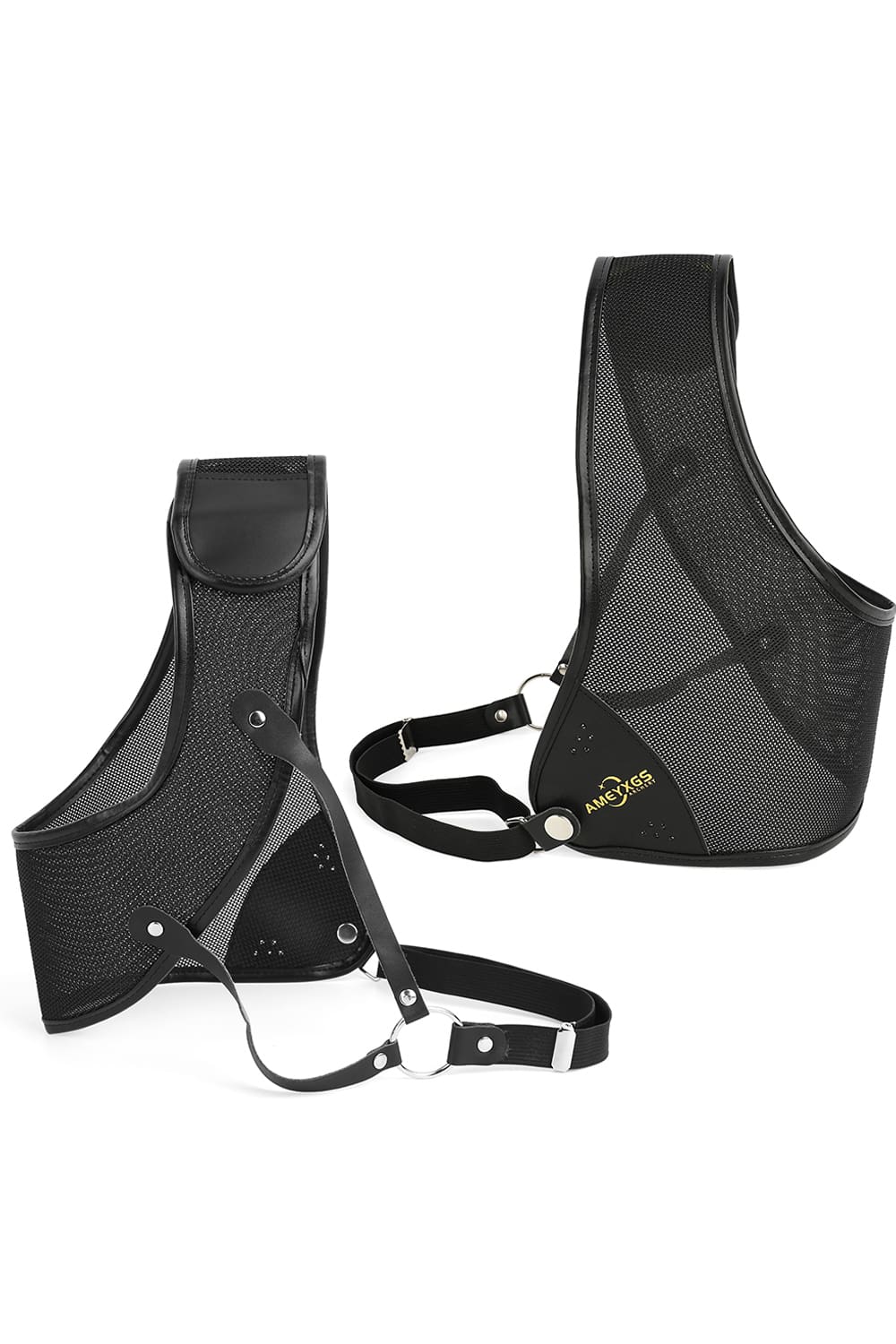 AME Archery Leather Chest Guard Is Freely Adjustable-Lokearchery