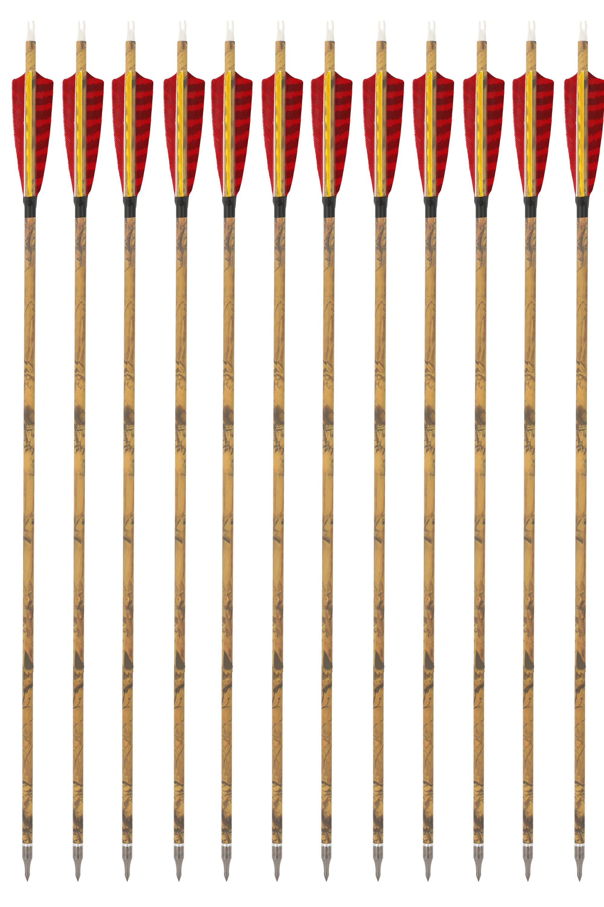 Archery Camouflage Carbon Archery Arrows (12Pcs/Box)