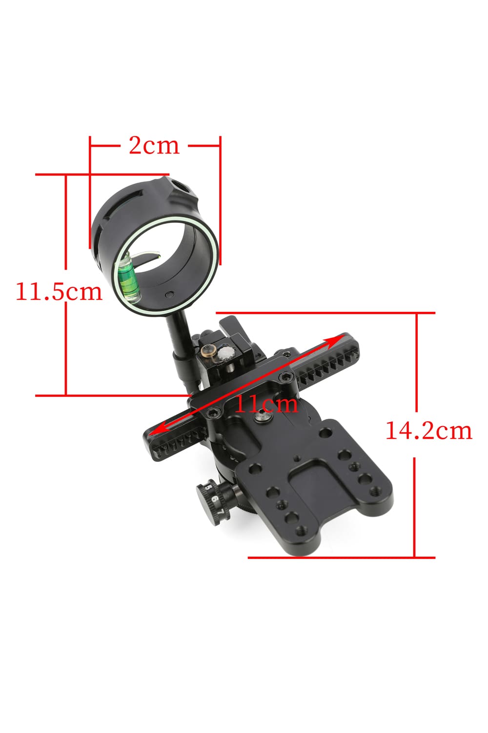 Aluminum Alloy Single Pin Sight for Compound Bow-Lokearchery