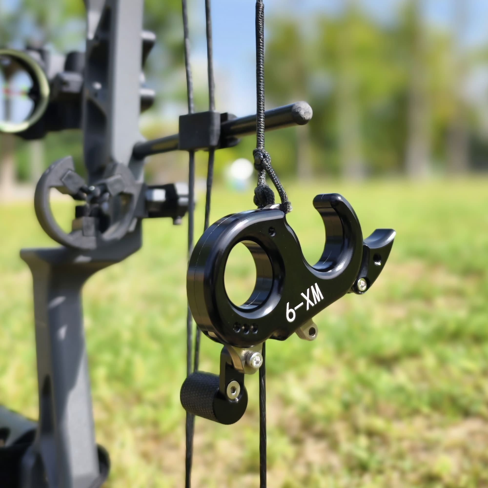 【激レア！】Finger Bow NEW Leather Aluminum Archery Recurve Bow Finger Tab for