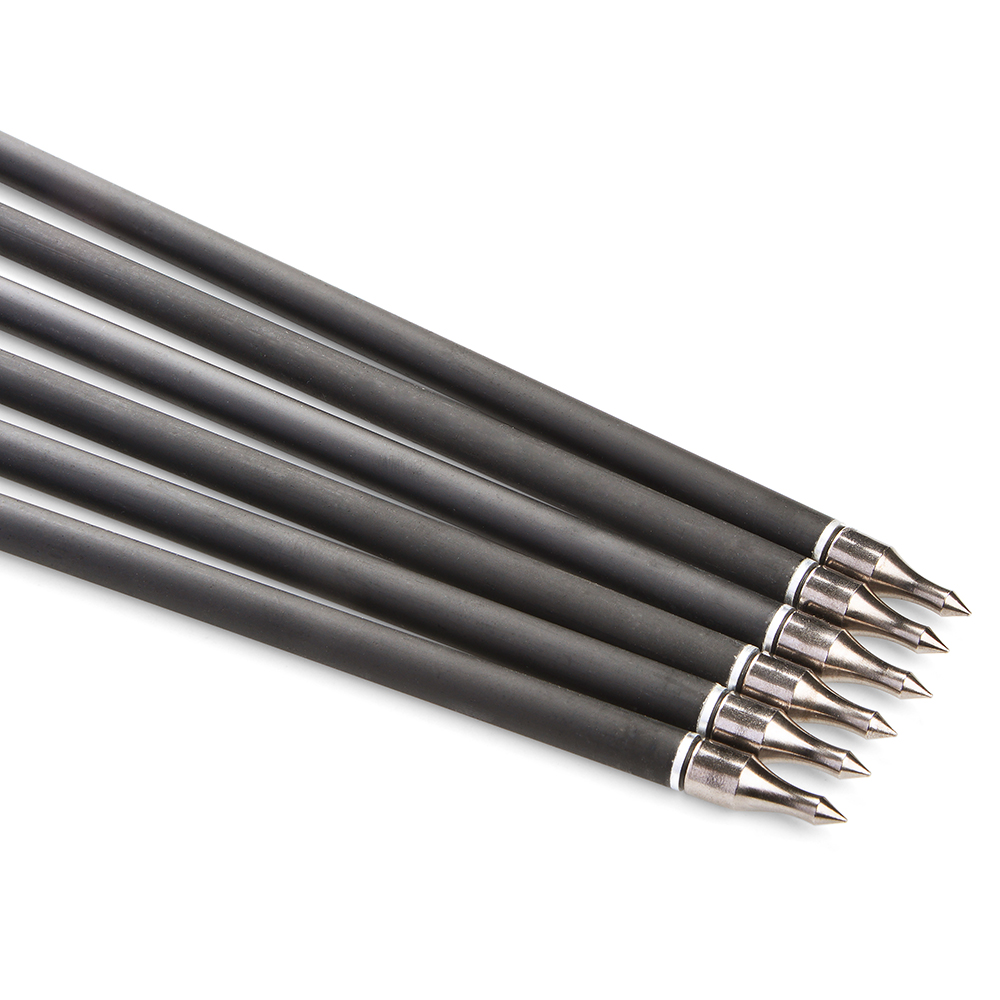 Hunting Arrows 12pcs 31.6 in 500 Spine Carbon Archery Set