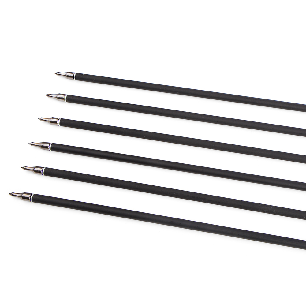 Hunting Arrows 12pcs 31.6 in 500 Spine Carbon Archery Set