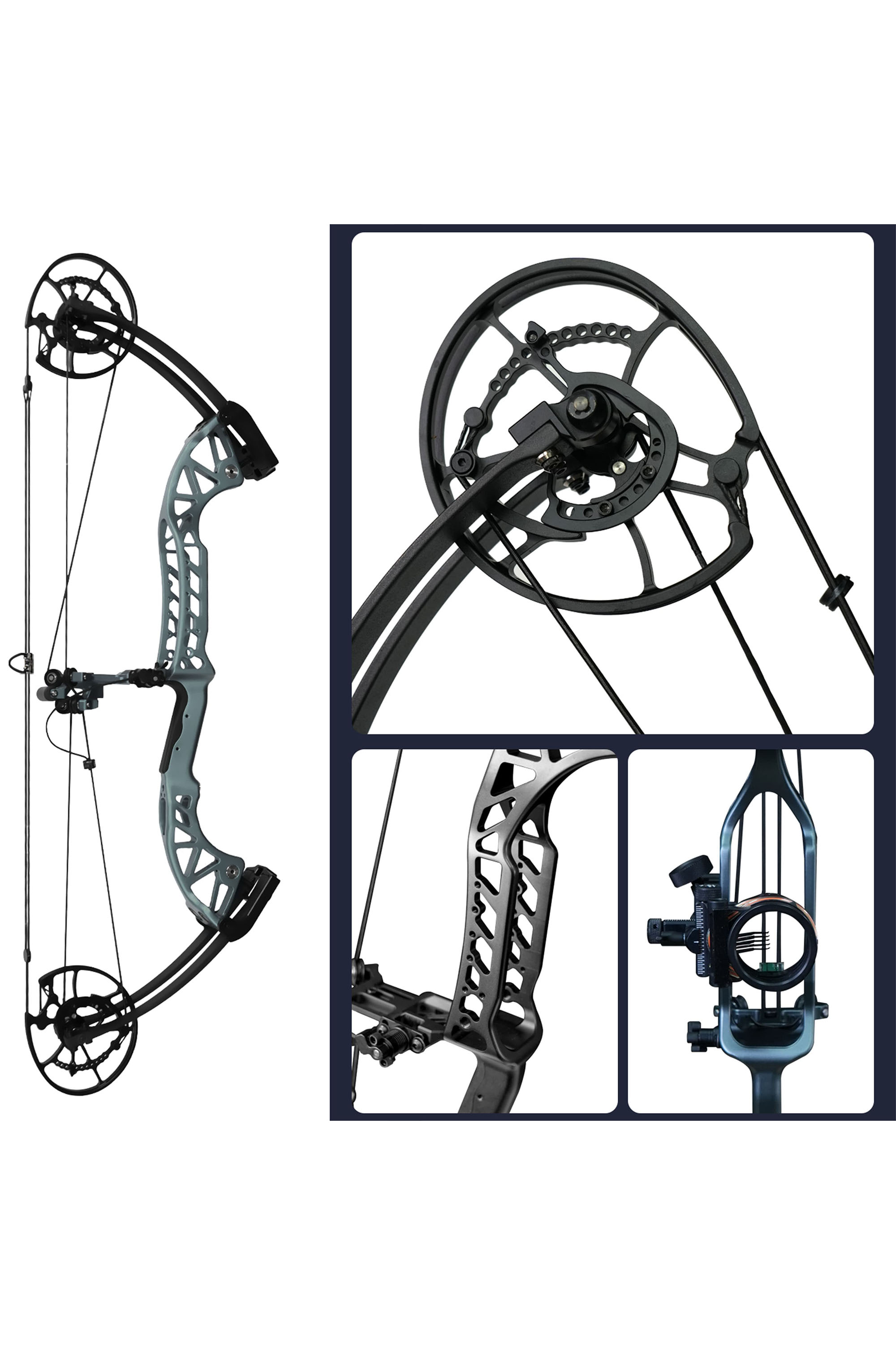 Archery Compound Bow 30-65Lbs Hunting bow Target 340fps