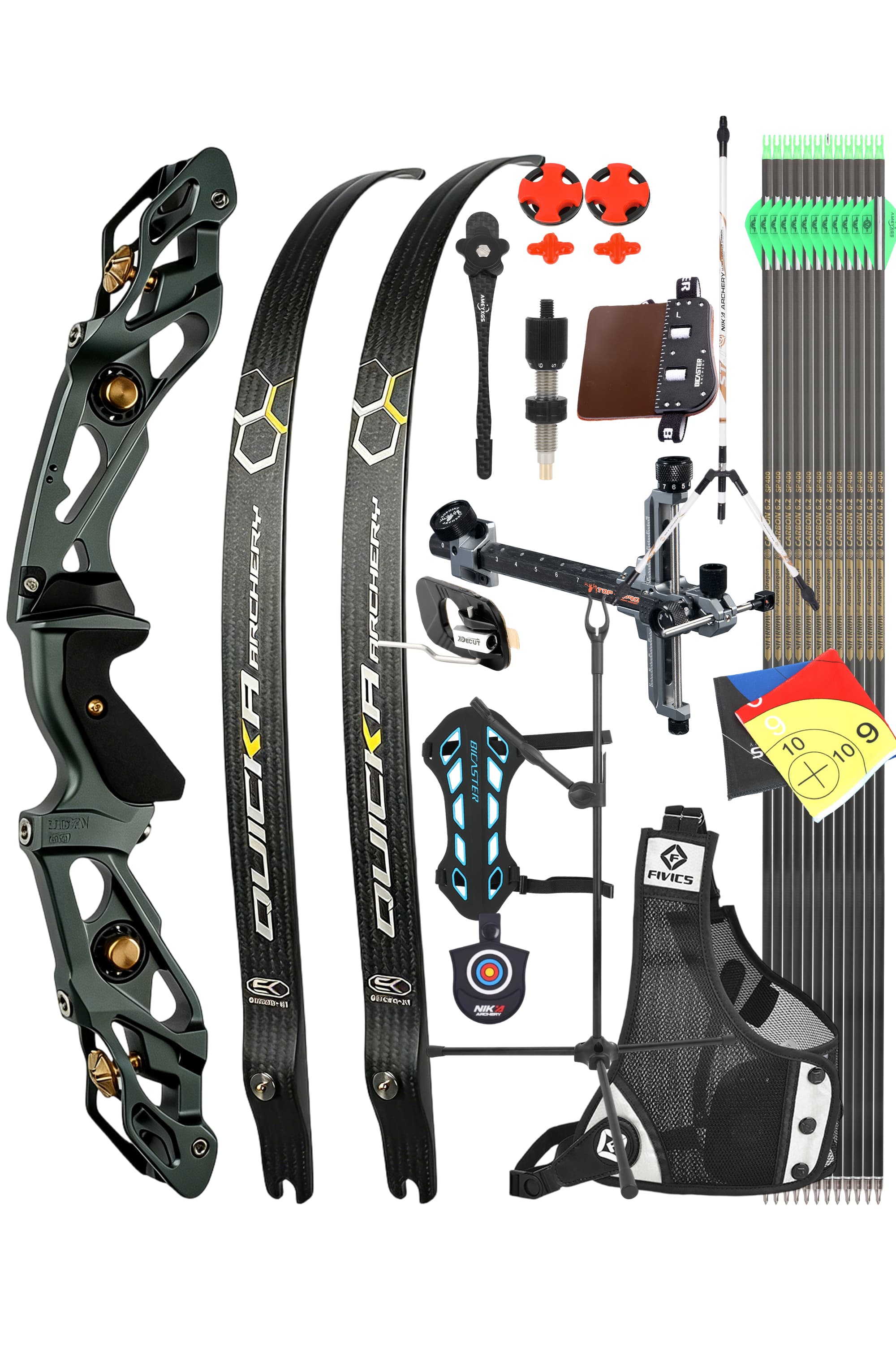 BOSEN Takedown Recurve Bow Kit 18-50bs  Shooting Archery Target