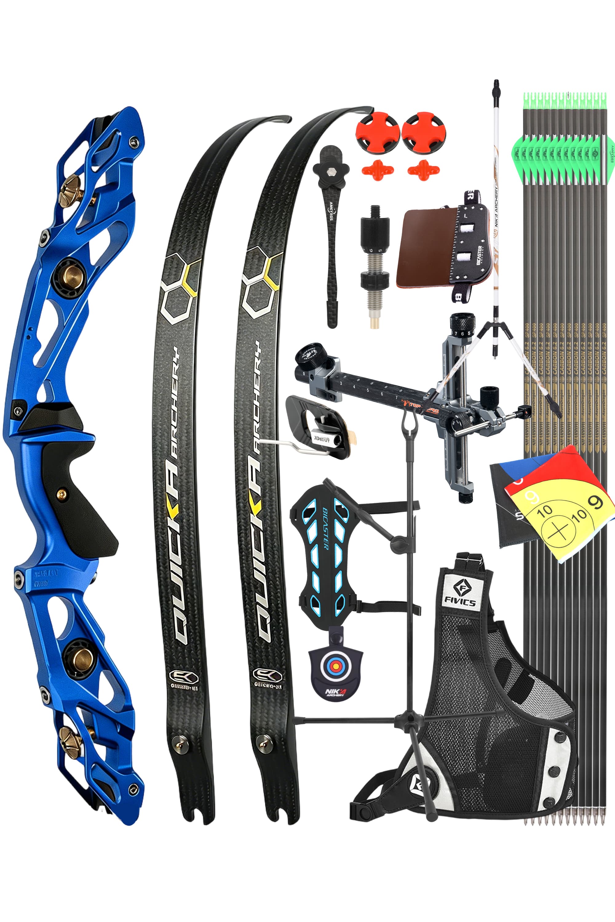 BOSEN Takedown Recurve Bow Kit 18-50bs  Shooting Archery Target