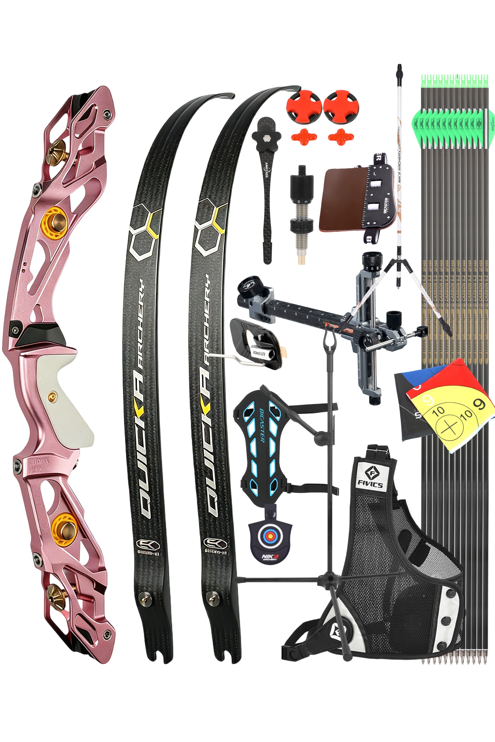 BOSEN Takedown Recurve Bow Kit 18-50bs  Shooting Archery Target