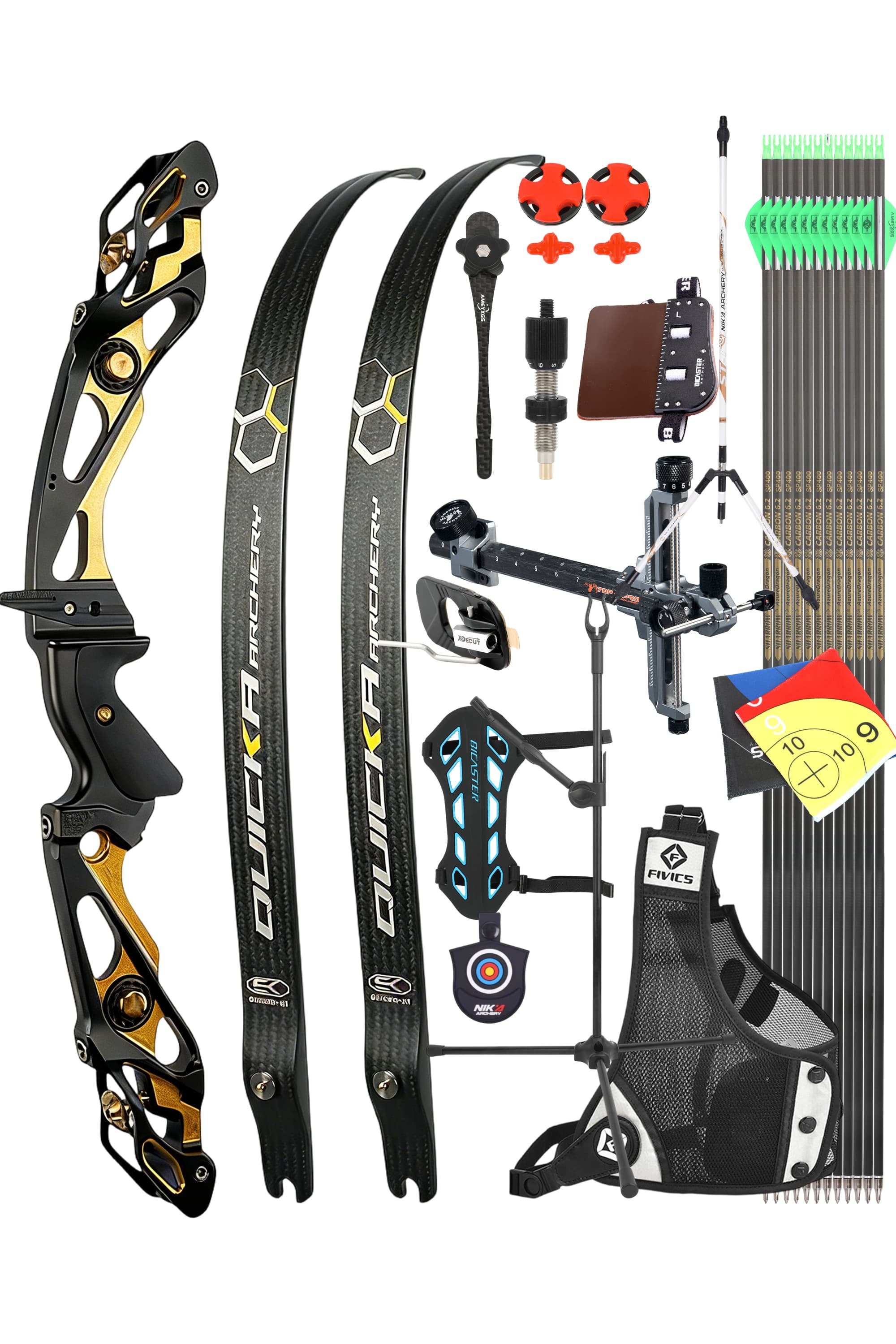 BOSEN Takedown Recurve Bow Kit 18-50bs  Shooting Archery Target