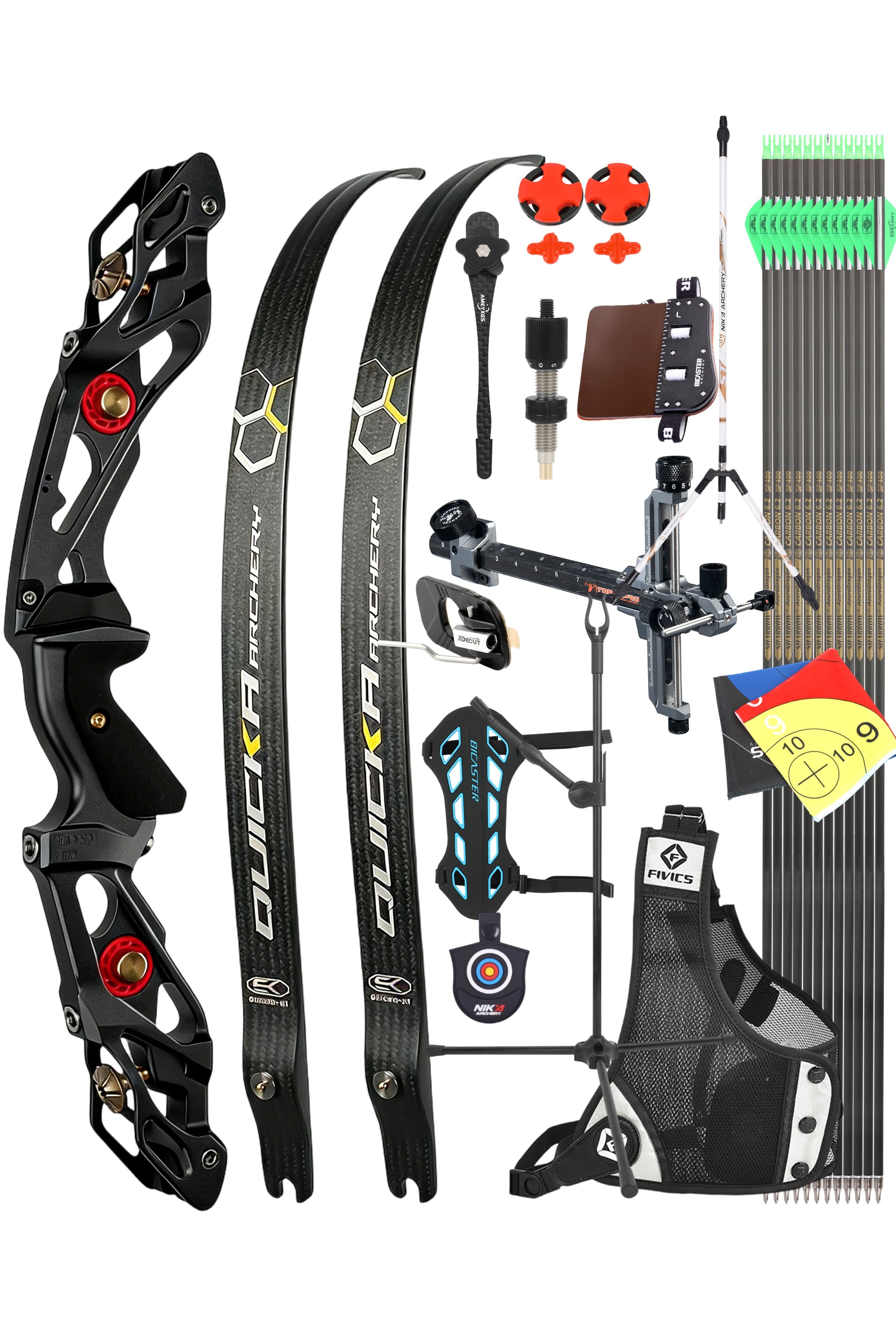 BOSEN Takedown Recurve Bow Kit 18-50bs  Shooting Archery Target