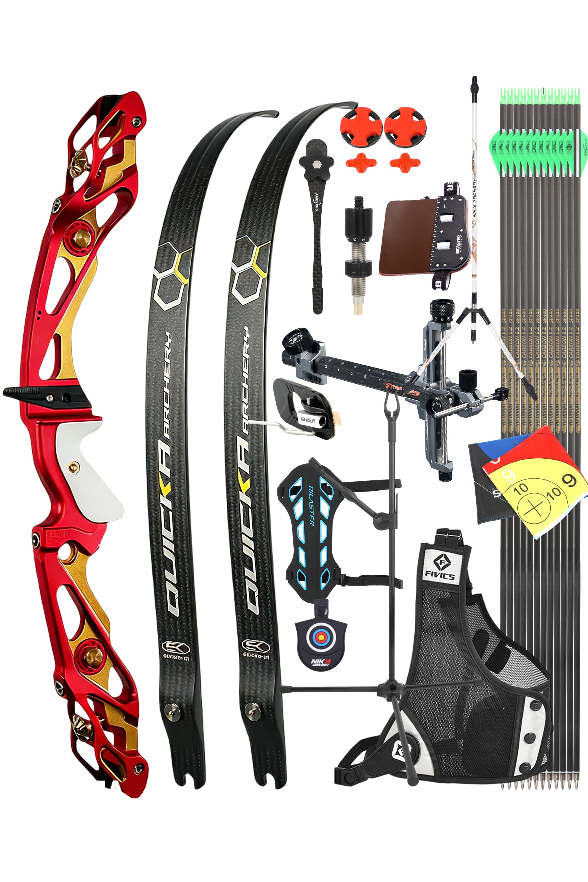 BOSEN Takedown Recurve Bow Kit 18-50bs  Shooting Archery Target