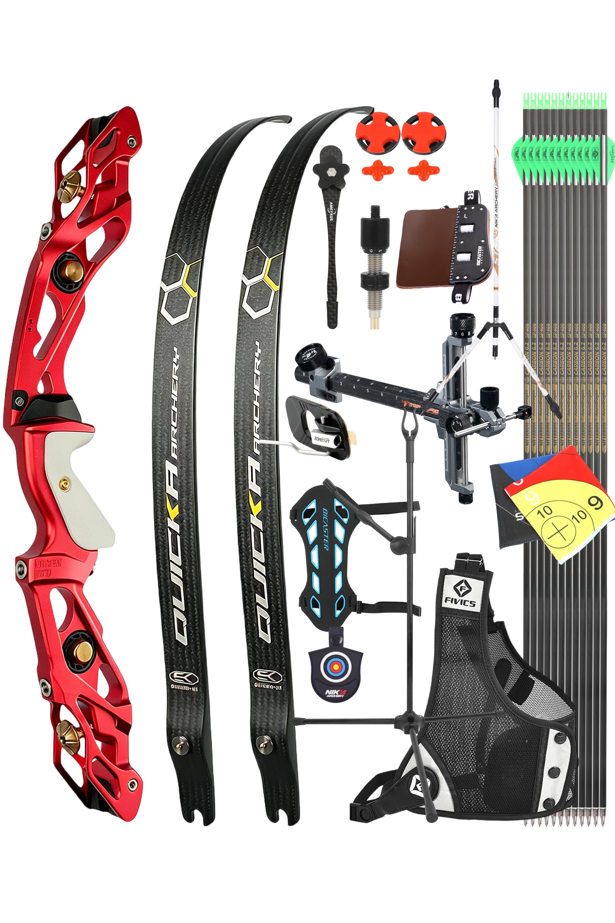 BOSEN Takedown Recurve Bow Kit 18-50bs  Shooting Archery Target