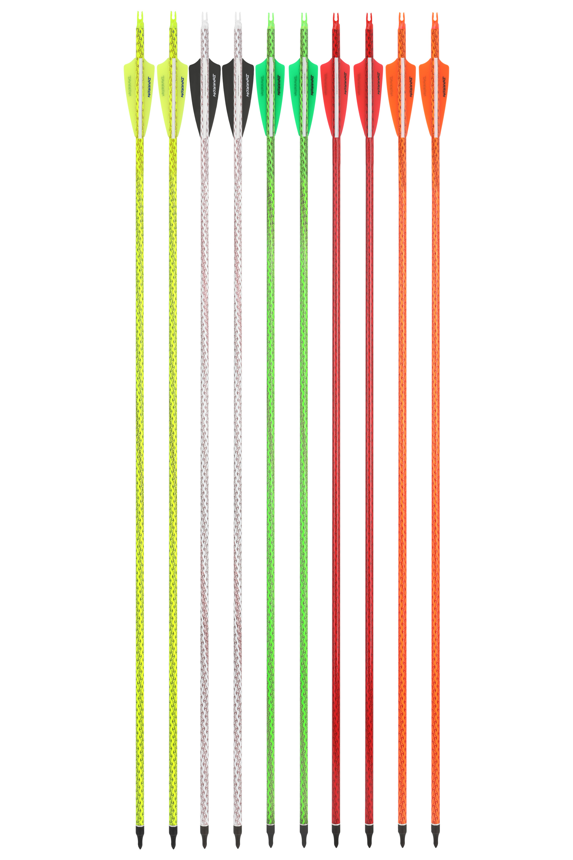 12x 30-inch Carbon Arrows Hunting Arrows Spine 500 Vanes Hunting