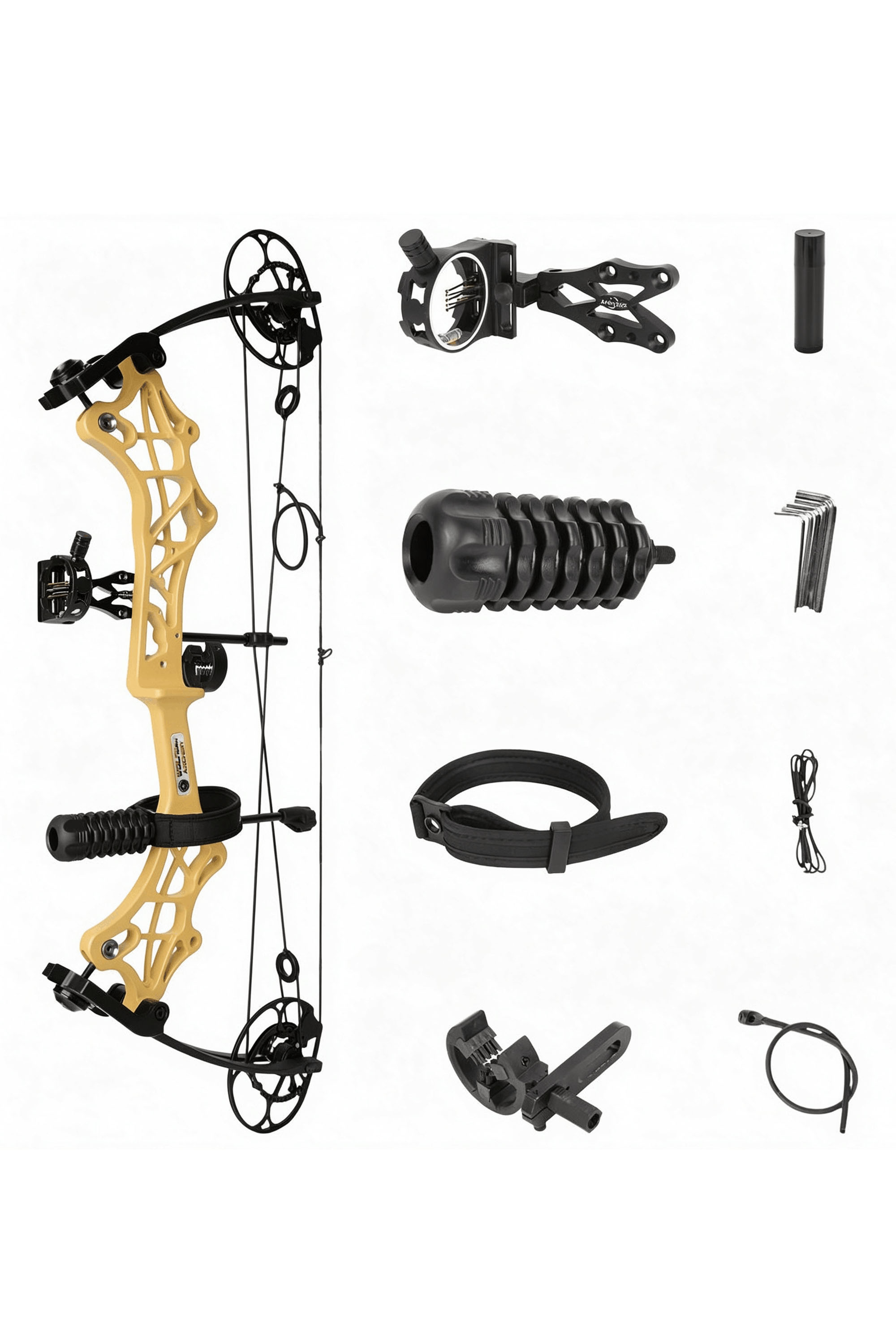 Compound Bow Archery 40-70lbs 80% let off 330fps