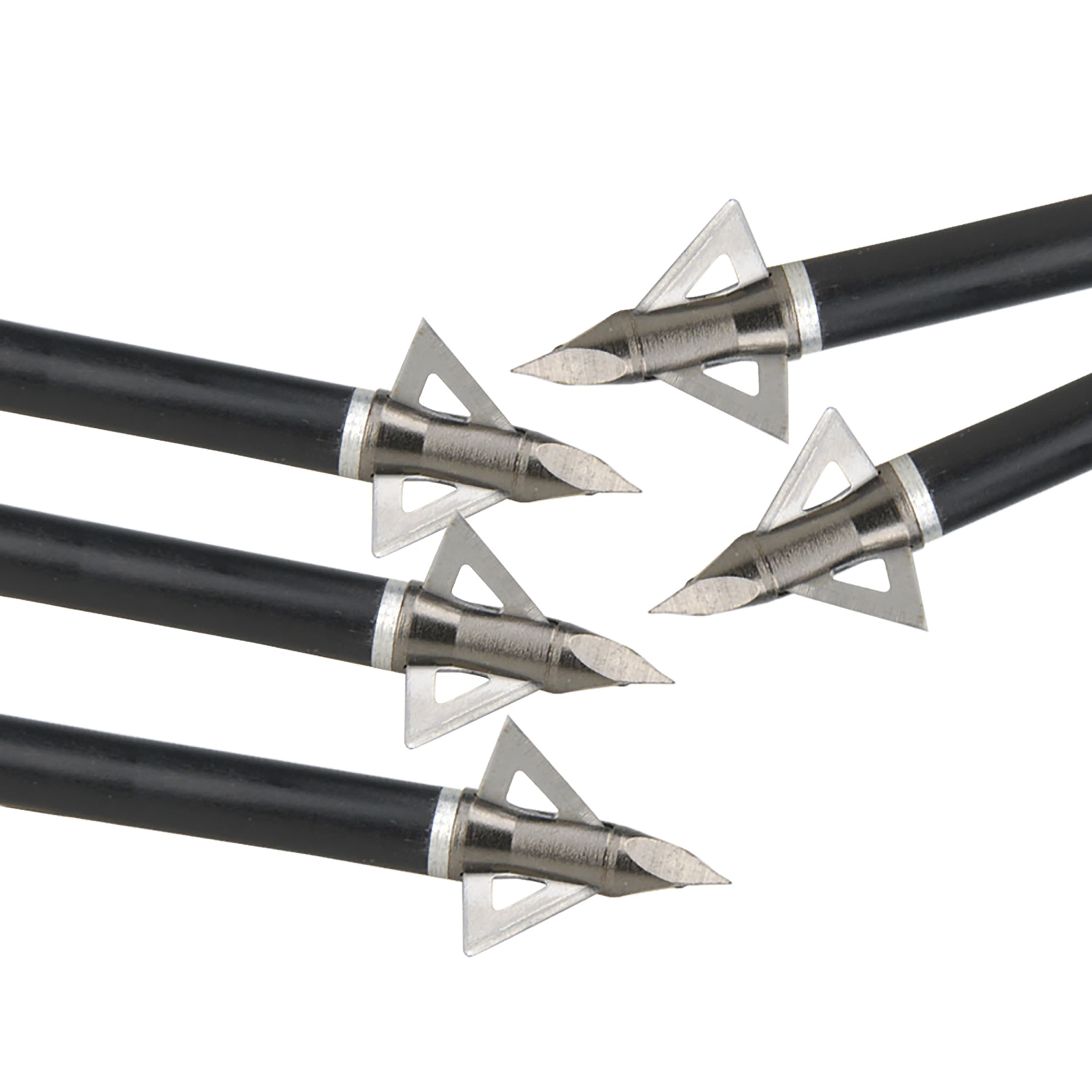 100 Grain Stainless Steel Hunting Broadheads Compound Recurve Bow