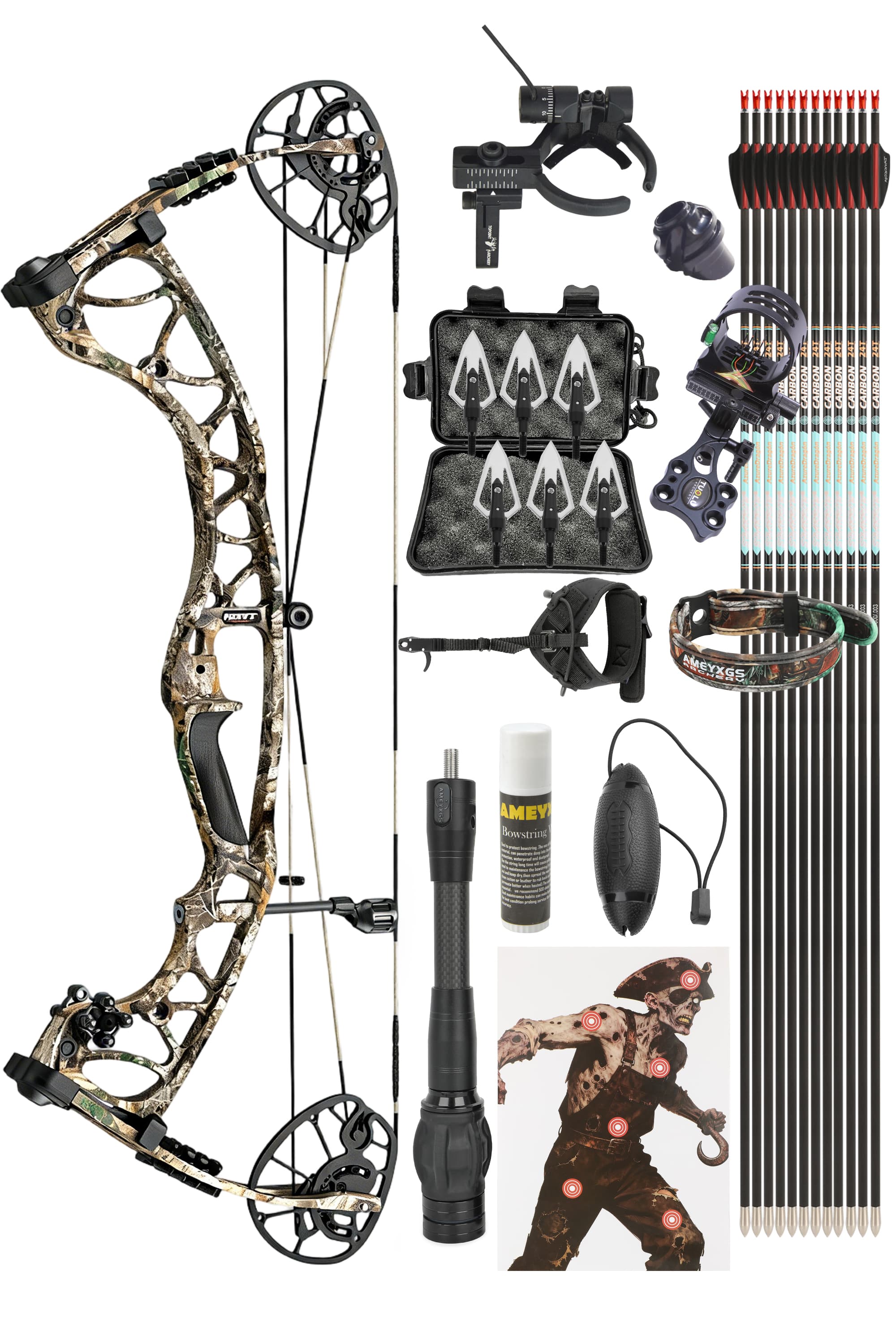 HOYT Compound Bow 40-70lbs Target Kit Shooting Archery