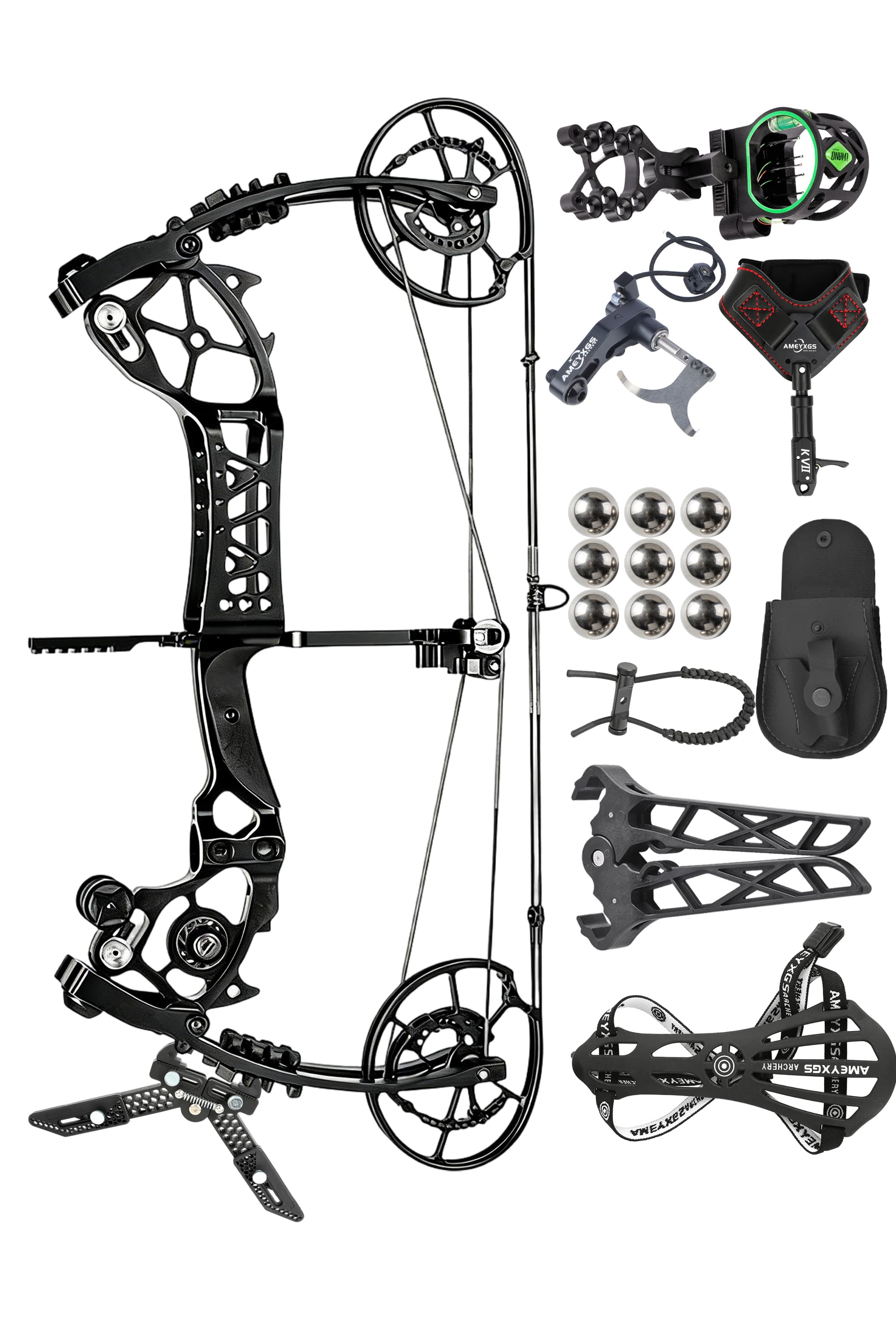 JUNIXNG  Compound Bow 30-70lbs Target Kit Shooting Archery