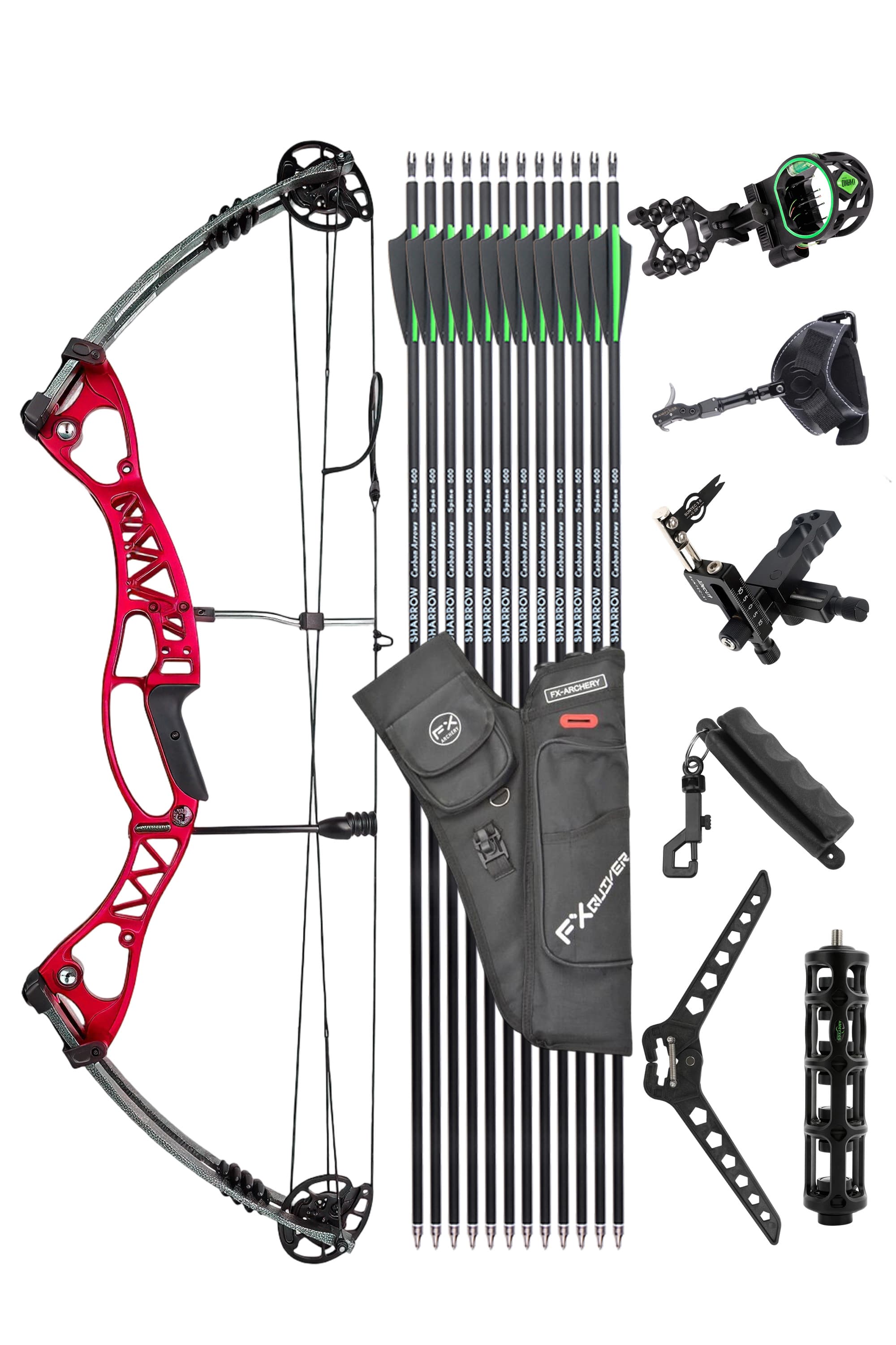 JUNXING Compound Bow 40-60lbs Target Kit Shooting Archery M106