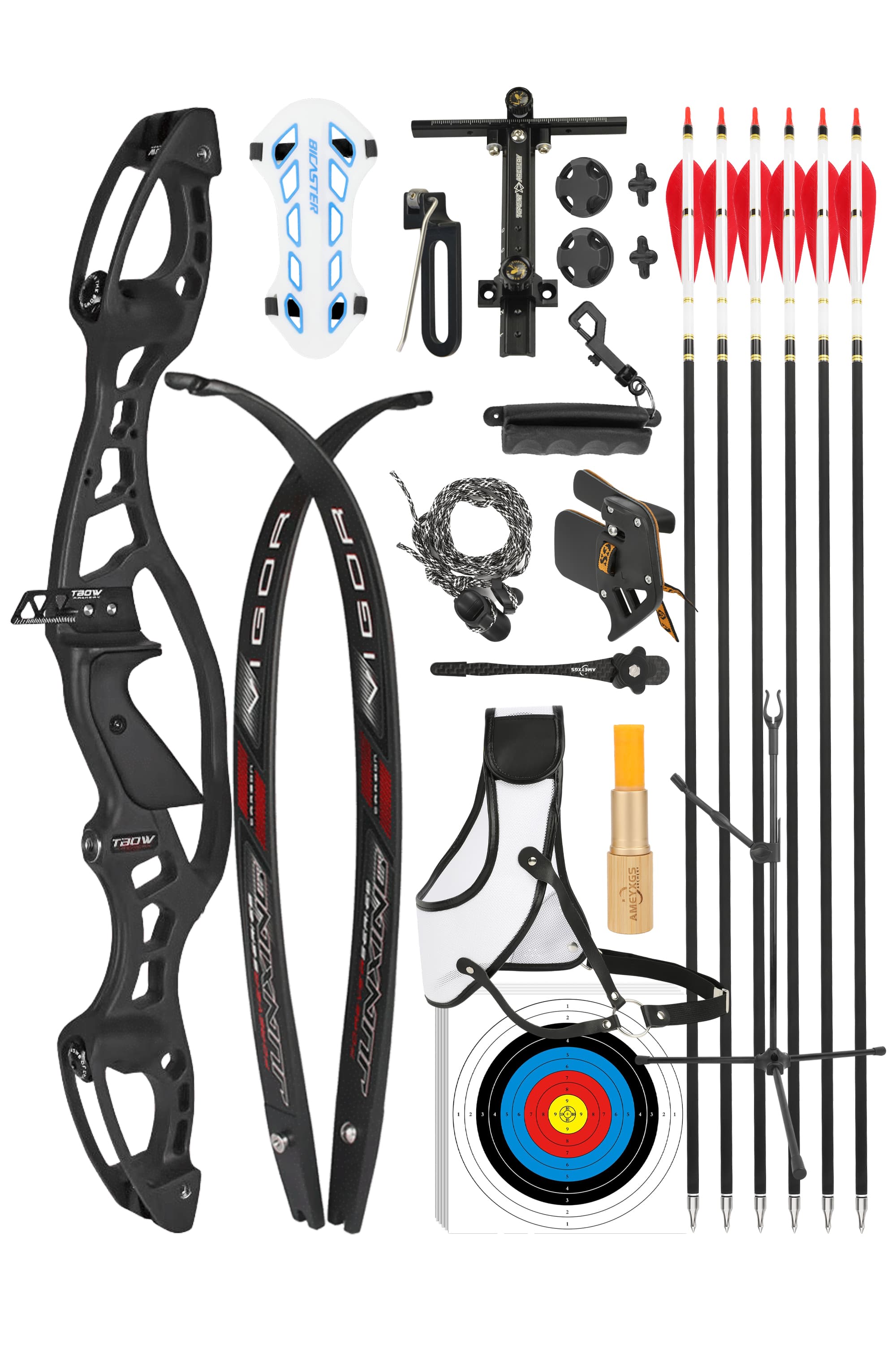 JUNXING H5 Recurve Bow 20-40lbs Takedown Bow Shooting