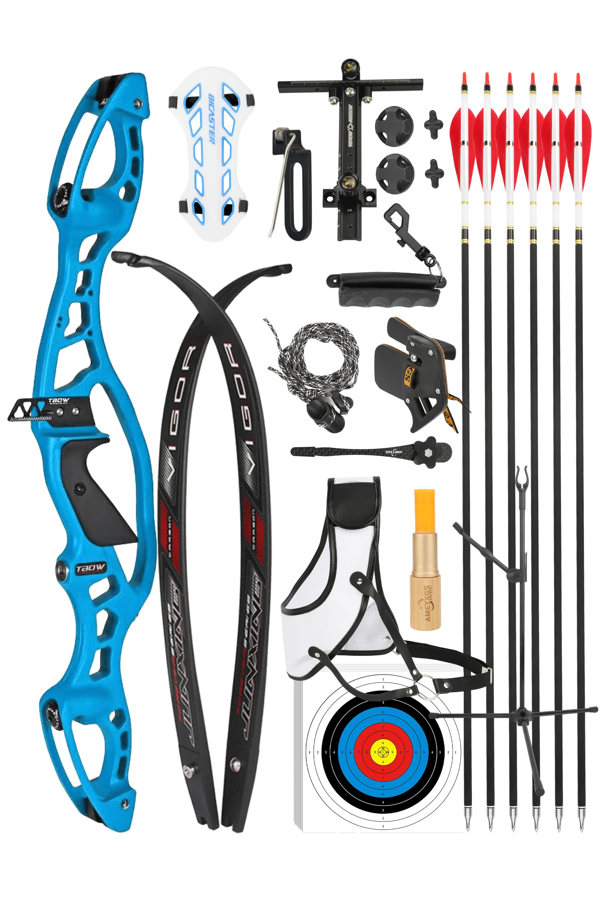 JUNXING H5 Recurve Bow 20-40lbs Takedown Bow Shooting