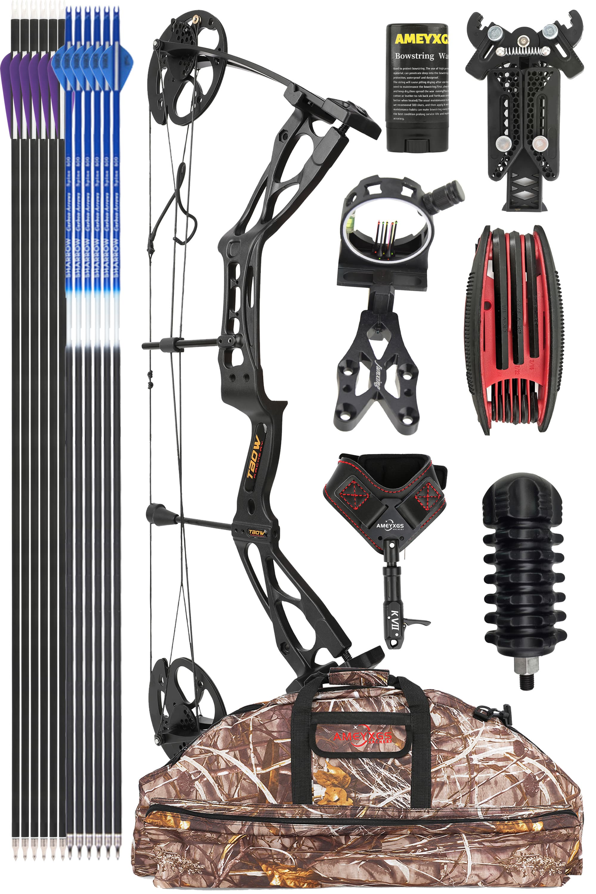 JUNXING M133 Hunting Compound Bow 0-70Lbs Archery Shooting