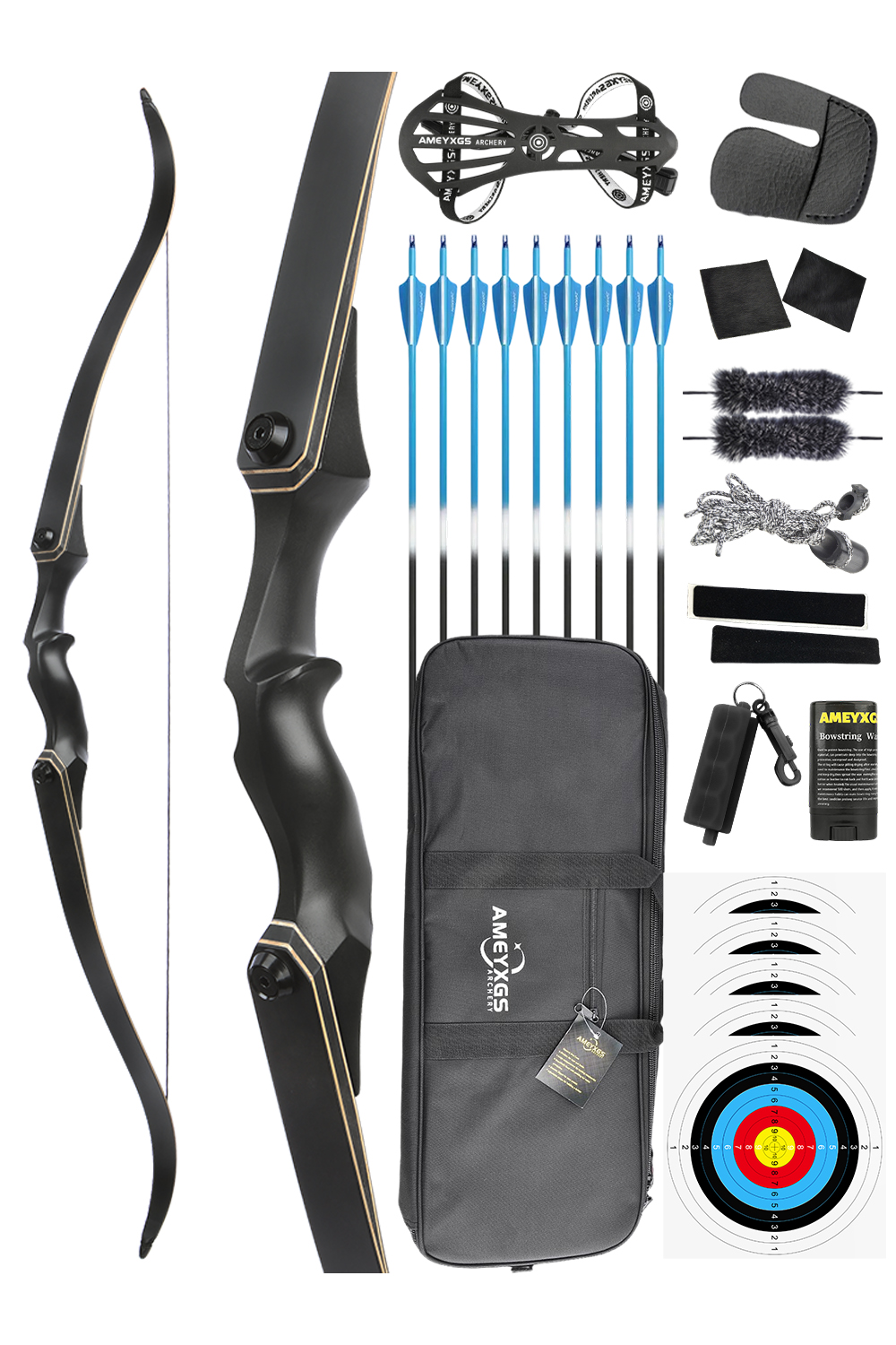 Junxing F171A 25-65Lbs Hunting Recurve Bow Set