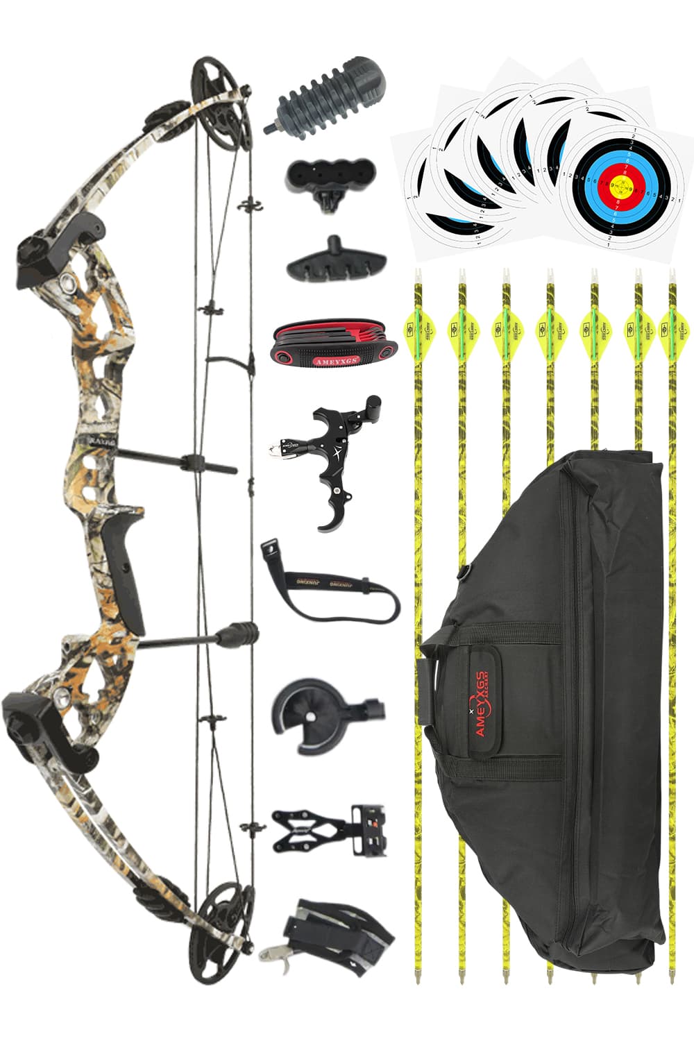 Junxing M131 30-55lbs Adjustable Hunting Compound Bow Set-Lokearchery