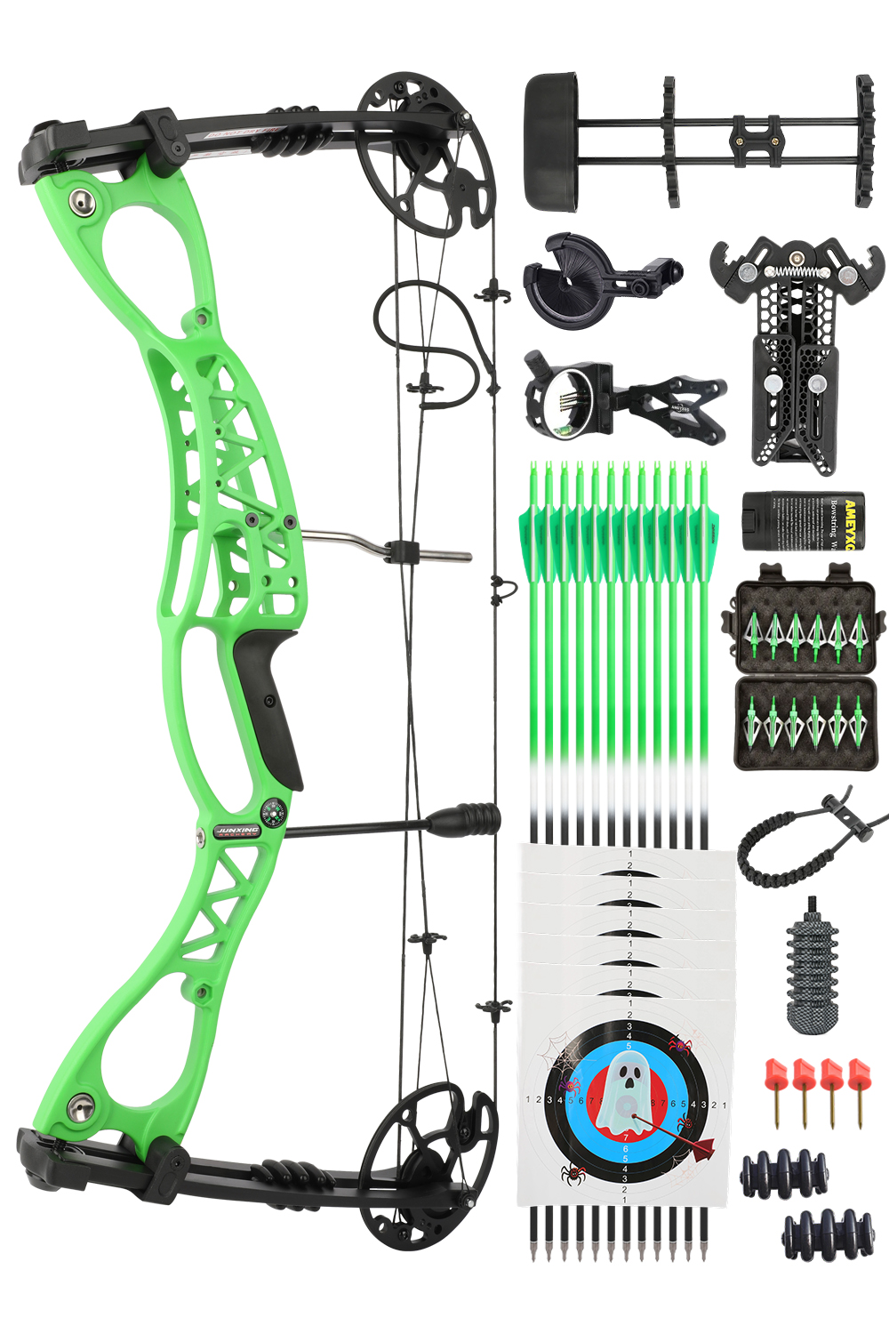 Junxing M126 0-70Lbs CNC Archery Hunting Compound Bow Set