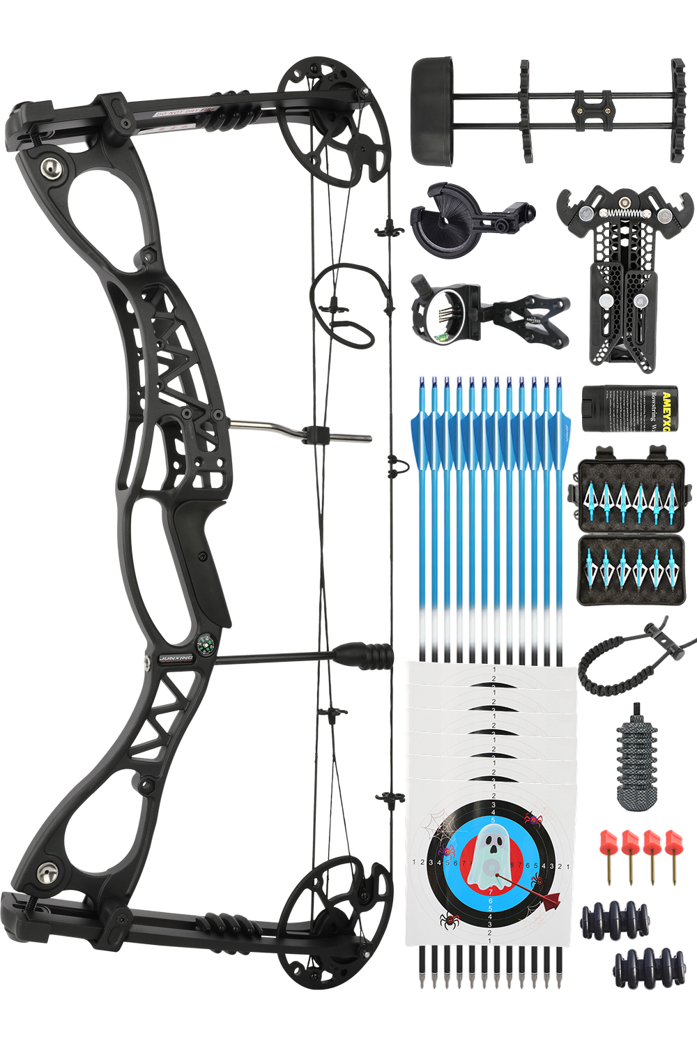 Junxing M126 0-70Lbs CNC Archery Hunting Compound Bow Set