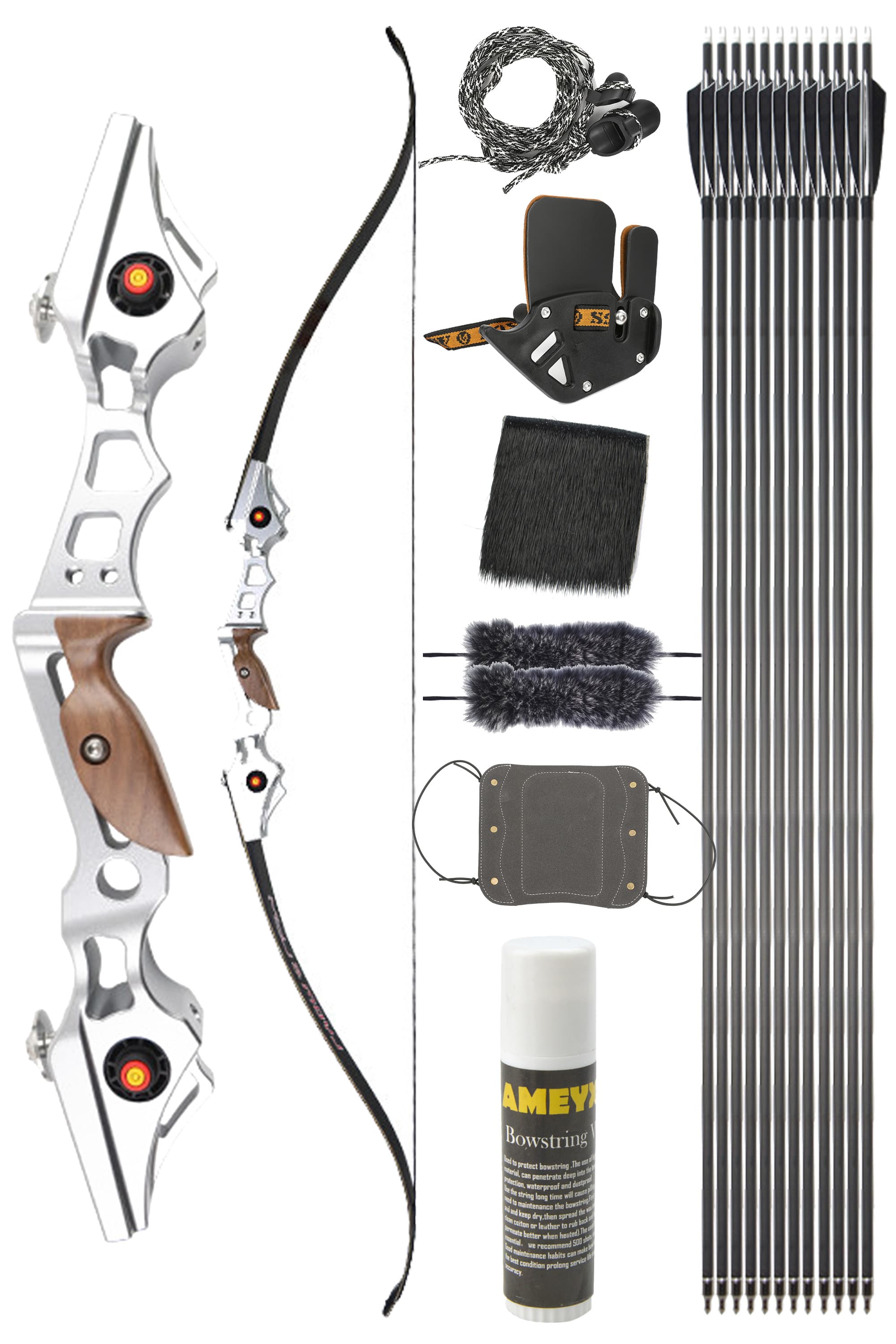 LOKE Archery 30-50Lbs Takedown Archery Hunting Recurve Bow 