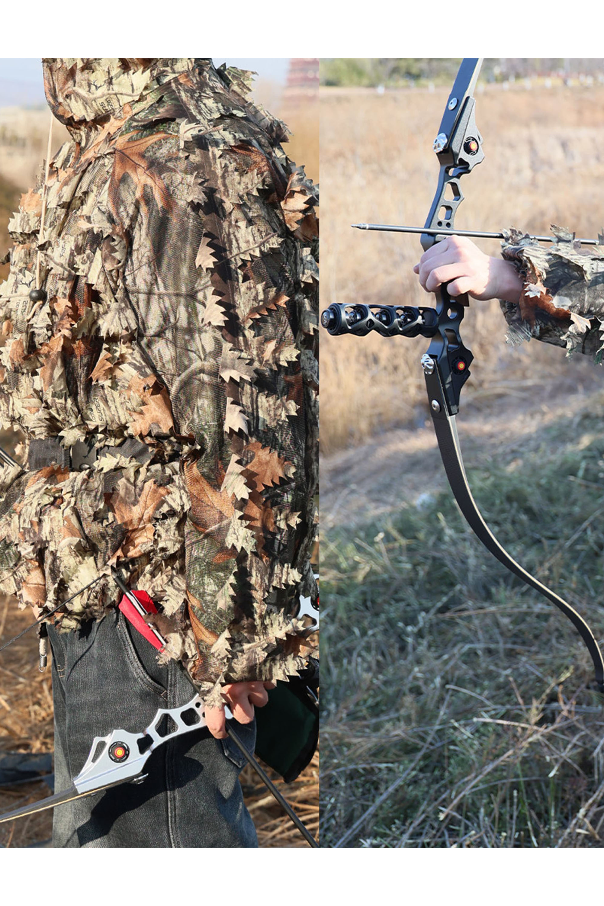 LOKE Archery 30-50Lbs Takedown Archery Hunting Recurve Bow 