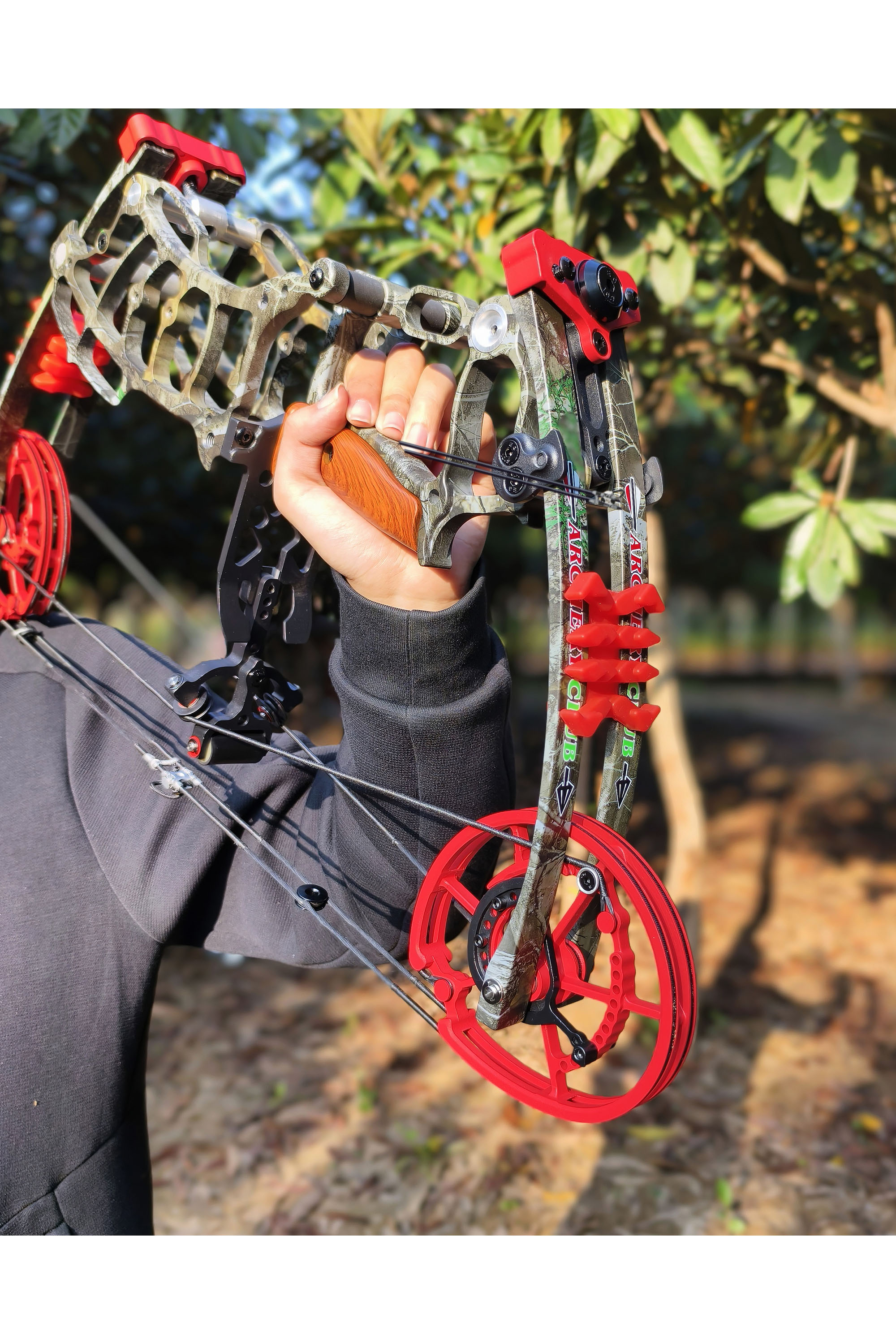 LOKE Archery 30-70Lbs CNC Ball Bearing Dual-Purpose Compound Bow Set